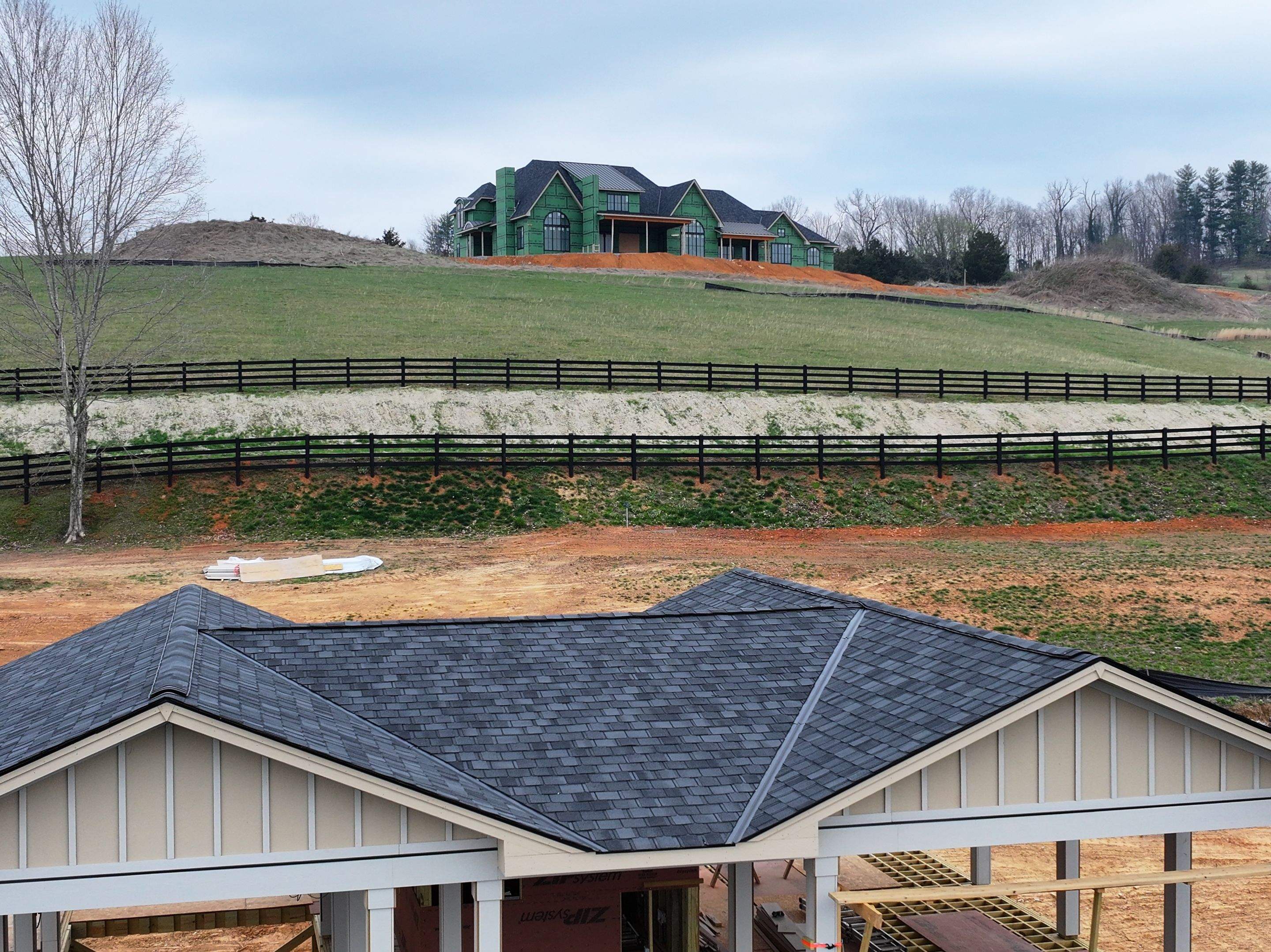 Lake Road New Construction - Belmont by Omnia Roofing