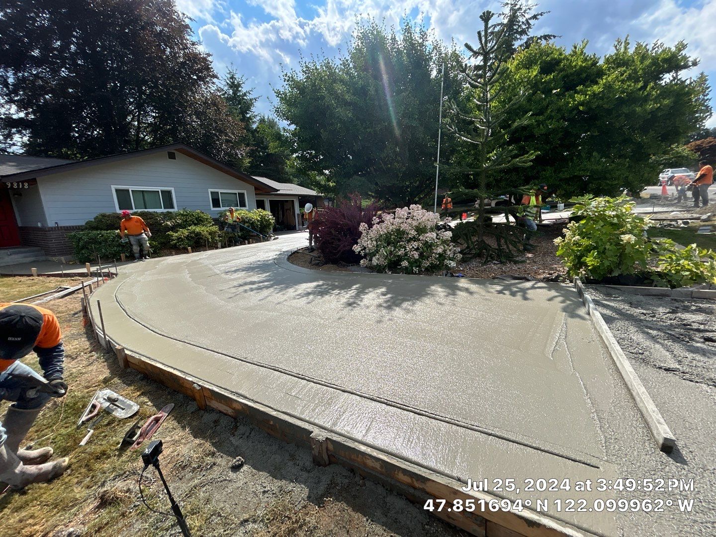 Rodd | Concrete Driveway Extentension by Jireh Asphalt & Concrete Inc 