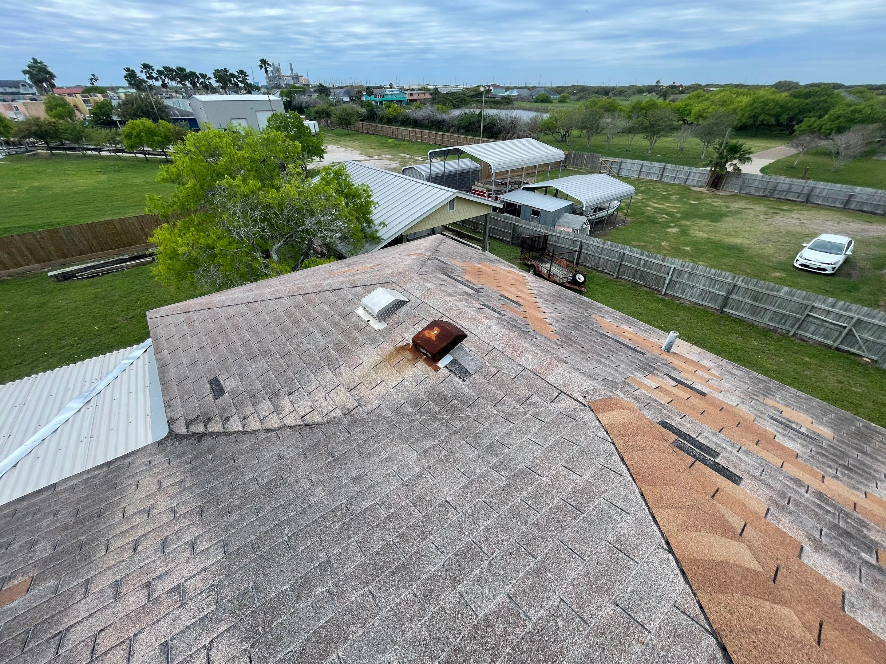 Residential Roofing Installation using IKO Cambridge Dual Gray by Lighthouse Roofing