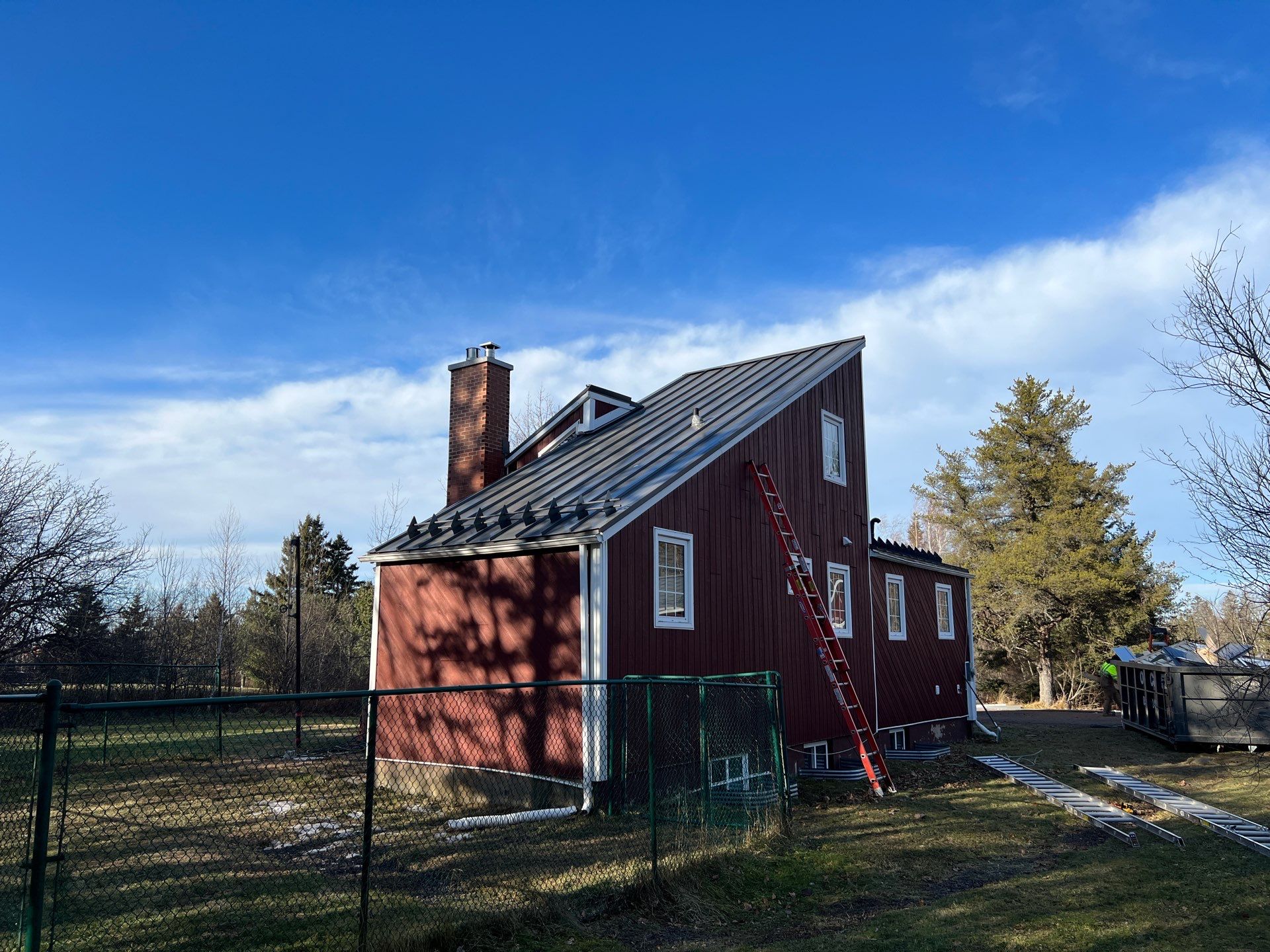Residential Roofing Installation using Ideal Steel Standing Seam  by Artisan Roofing & Home Improvements Inc.