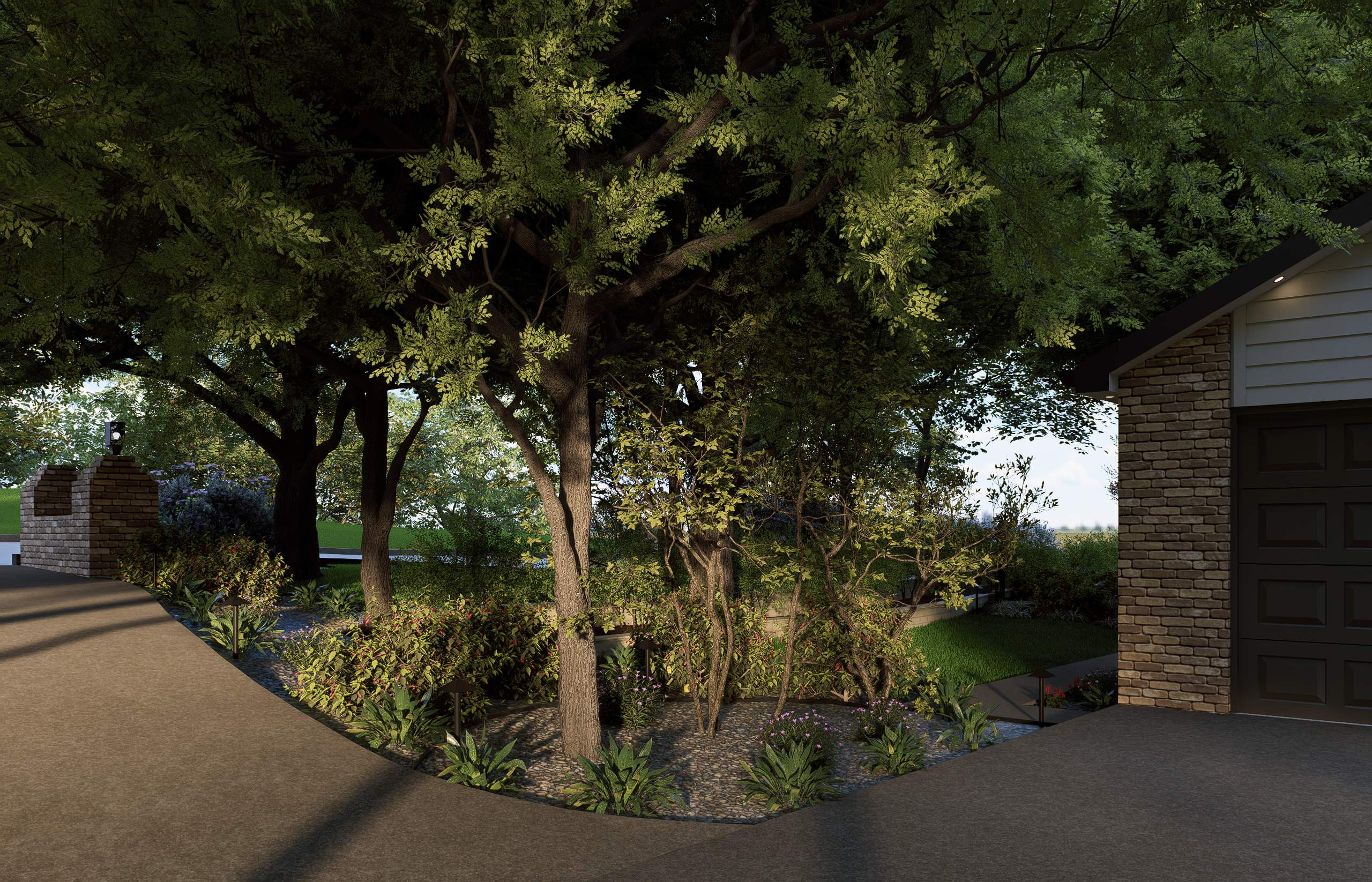 3D Design Render, Fair Oaks Ranch TX by Hole In One Lawns, LLC