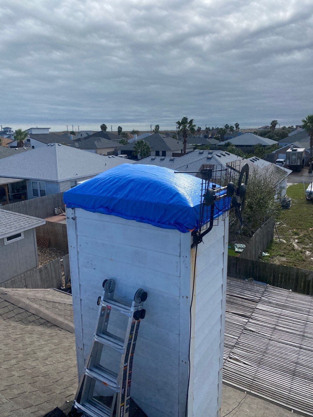 Residential Roofing Repair using Custom Fabricated Stainless Steel by Lighthouse Roofing