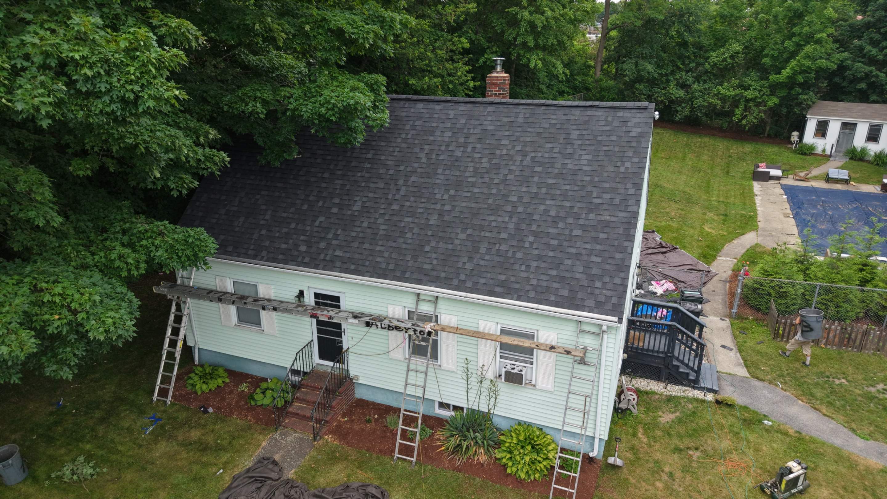 Bold New Look for a Newburyport Home — Full Roof Replacement in Onyx Black by JOHNNYS PRO