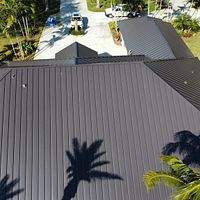 24ga 1.5" Snap-Lock Dark Bronze  by Total Roofing System The Metal Roof Experts