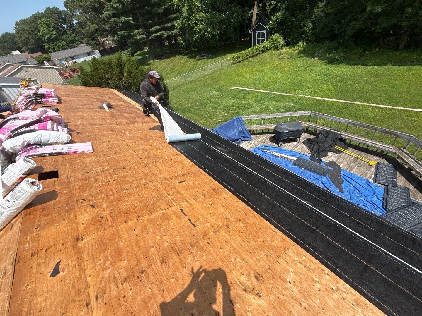 Roof Replacement using Owens Corning Tru Definitions by 180 Contractors