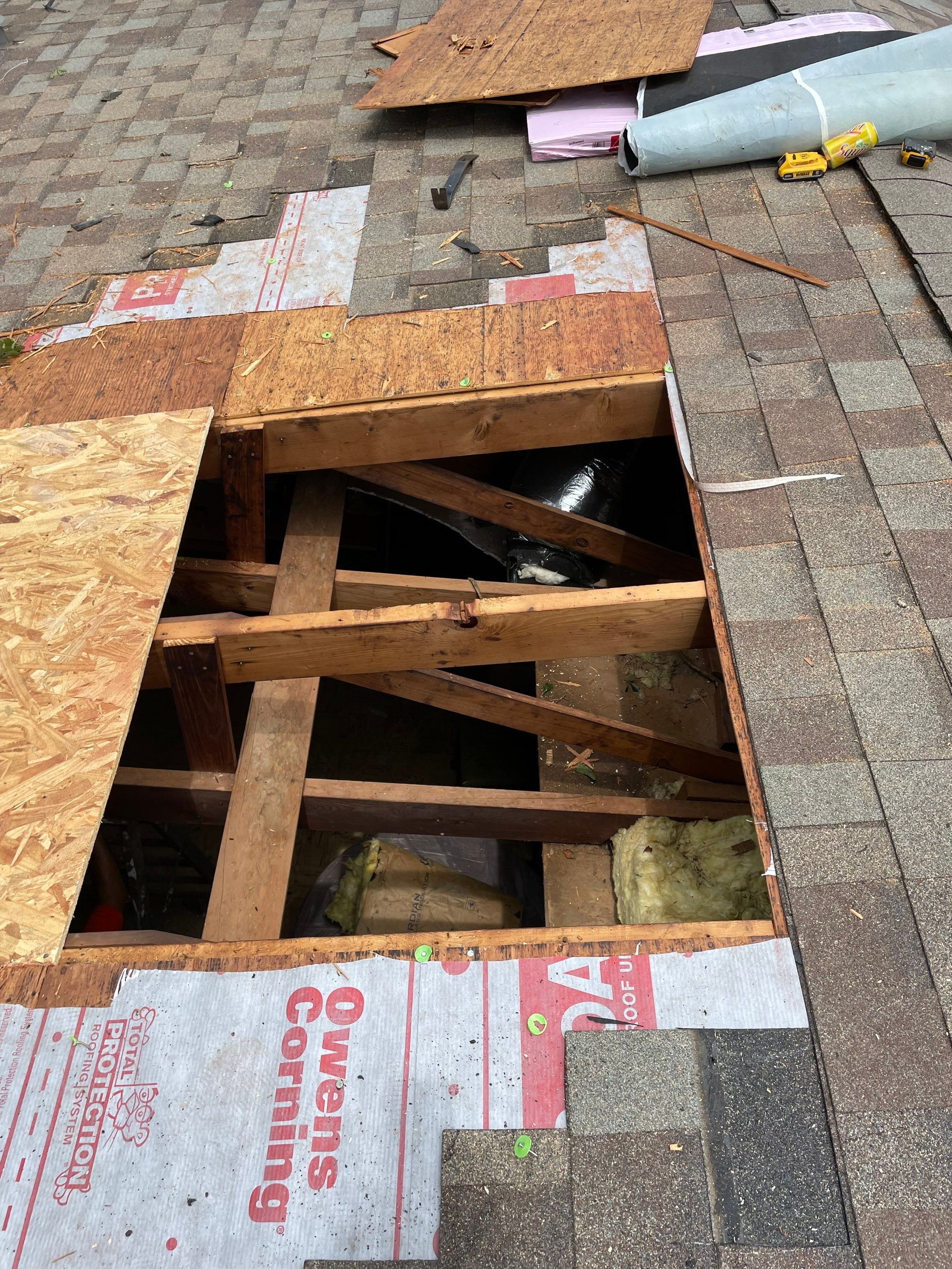 Residential Roofing Repair using Owen's Corning Duration (Lifetime) Shingles by Roof Repair Company