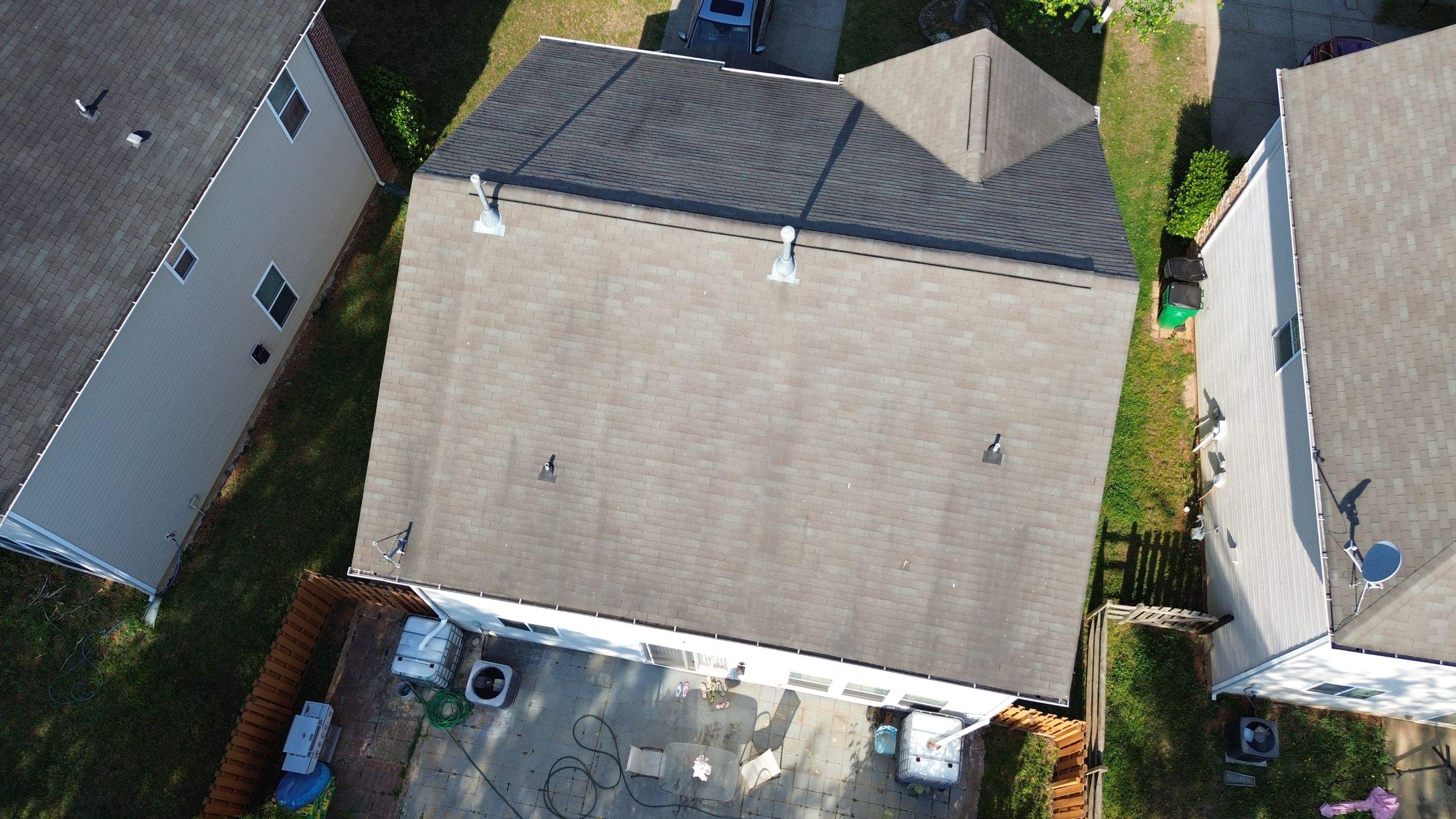 Roof replacement and interior repair by hail and wind damage by Just Brilliant Restoration JBR