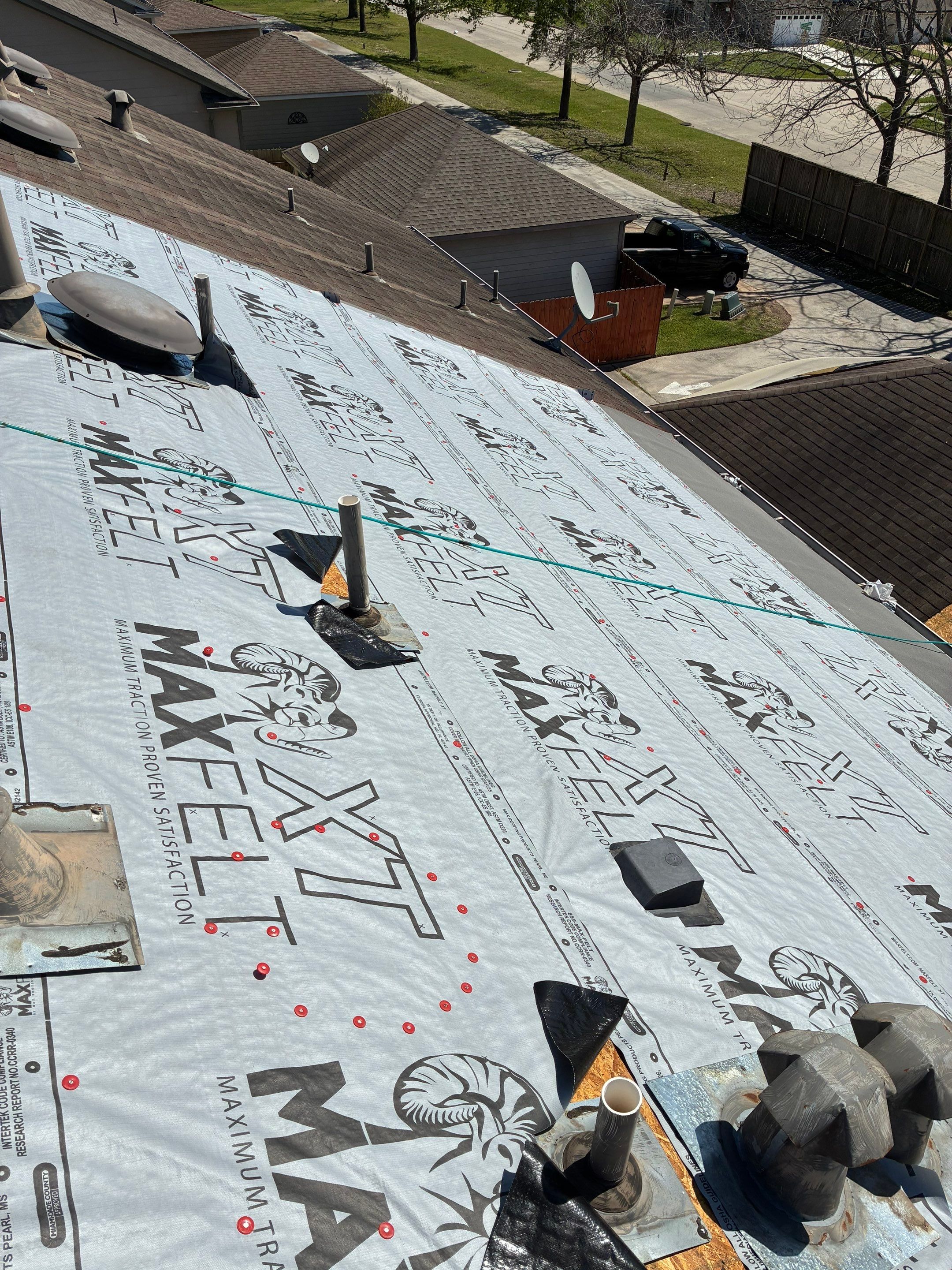 Townhome Reroof by Berry Good Roofing