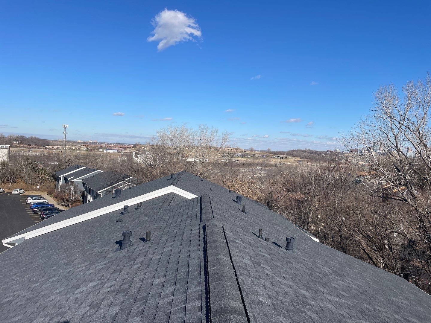 Commercial Shingle Install - Atlas Prolam Shingle - Color Black Shadow by Titan Commercial & Residential Roofing 