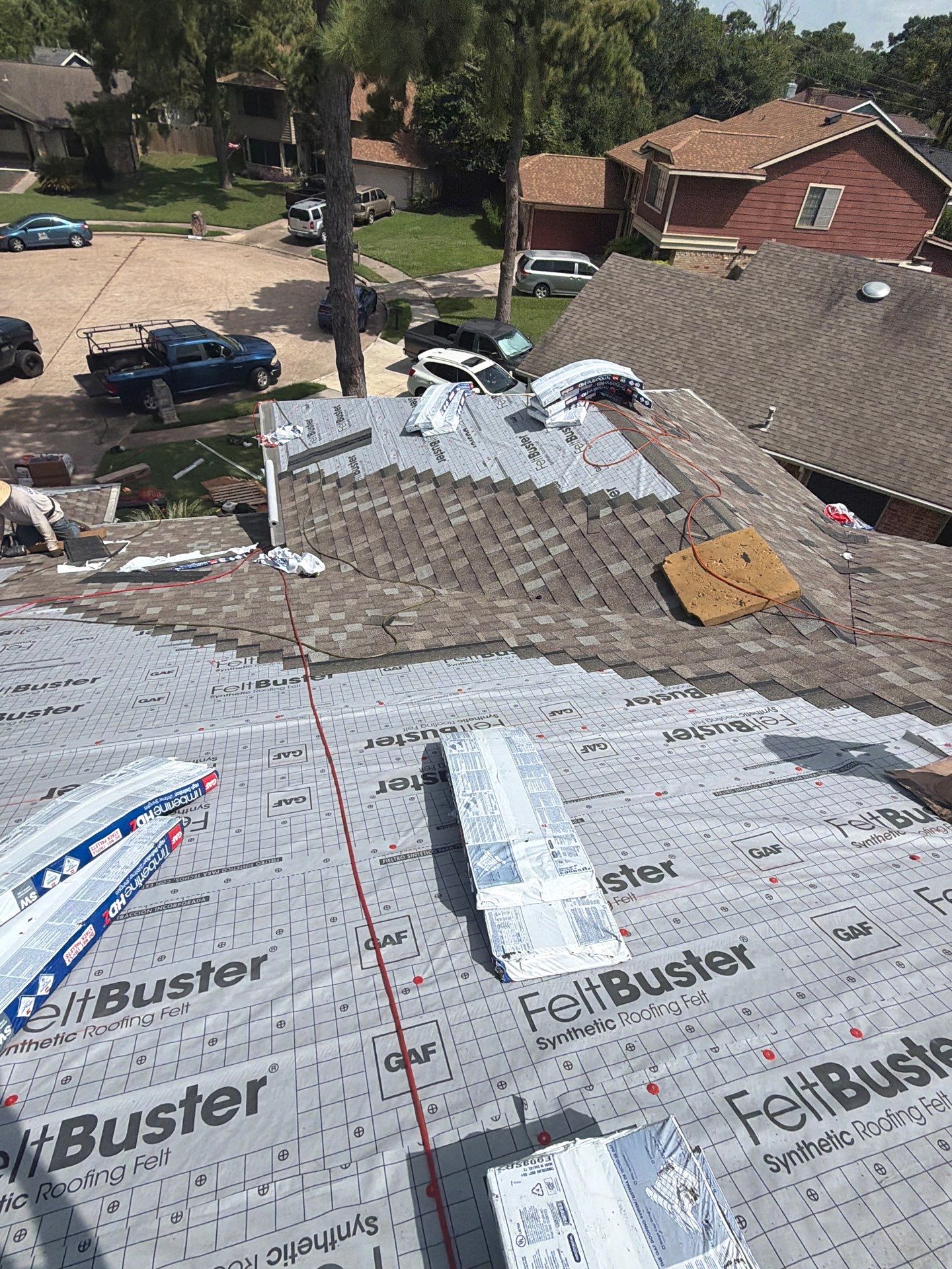 Project in Houston by Good Vibes Roofing