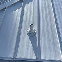 .032 Aluminum 1.5" Mechanical Seam Regal White 