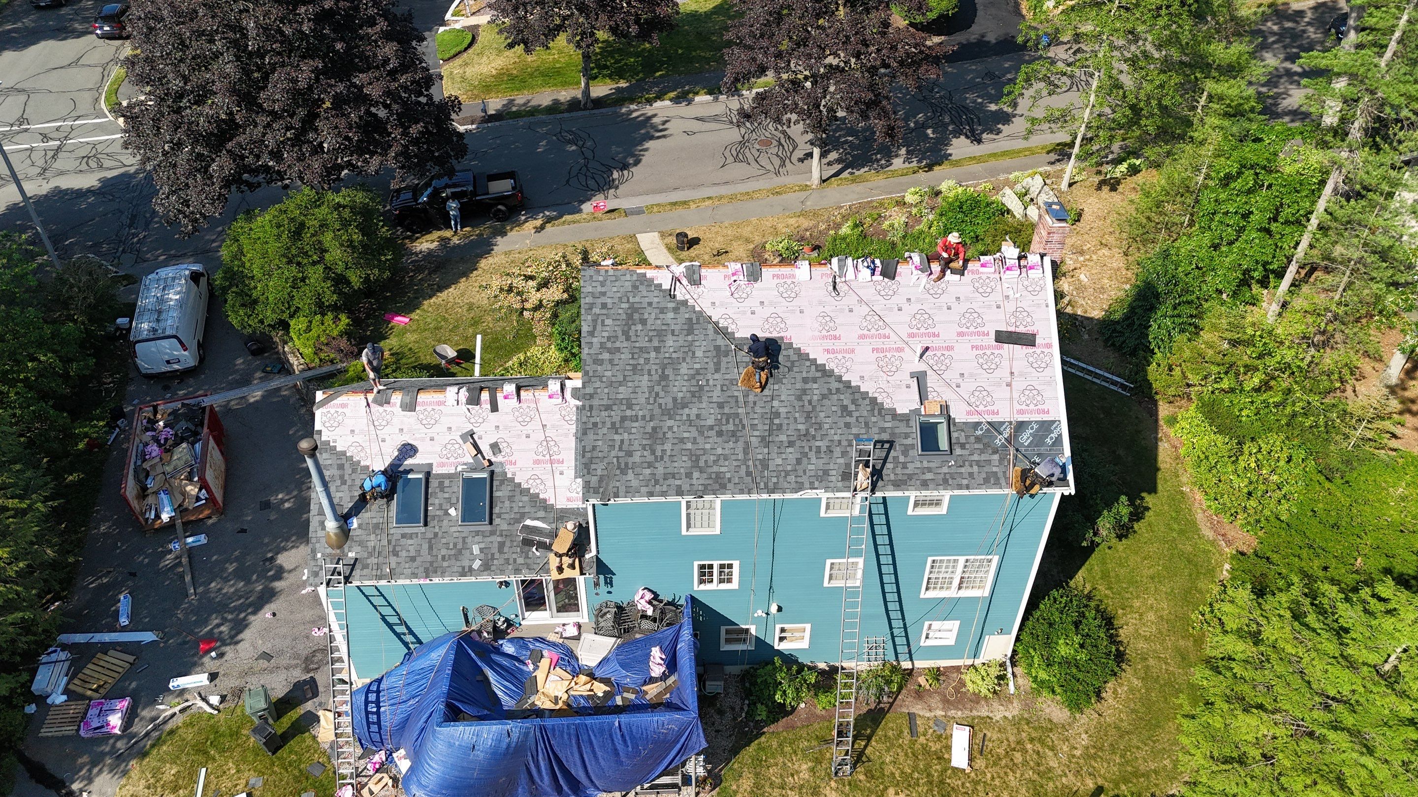 Roof & Skylight Replacement in Beverly, MA by Mighty Dog Roofing of Greater Middlesex County