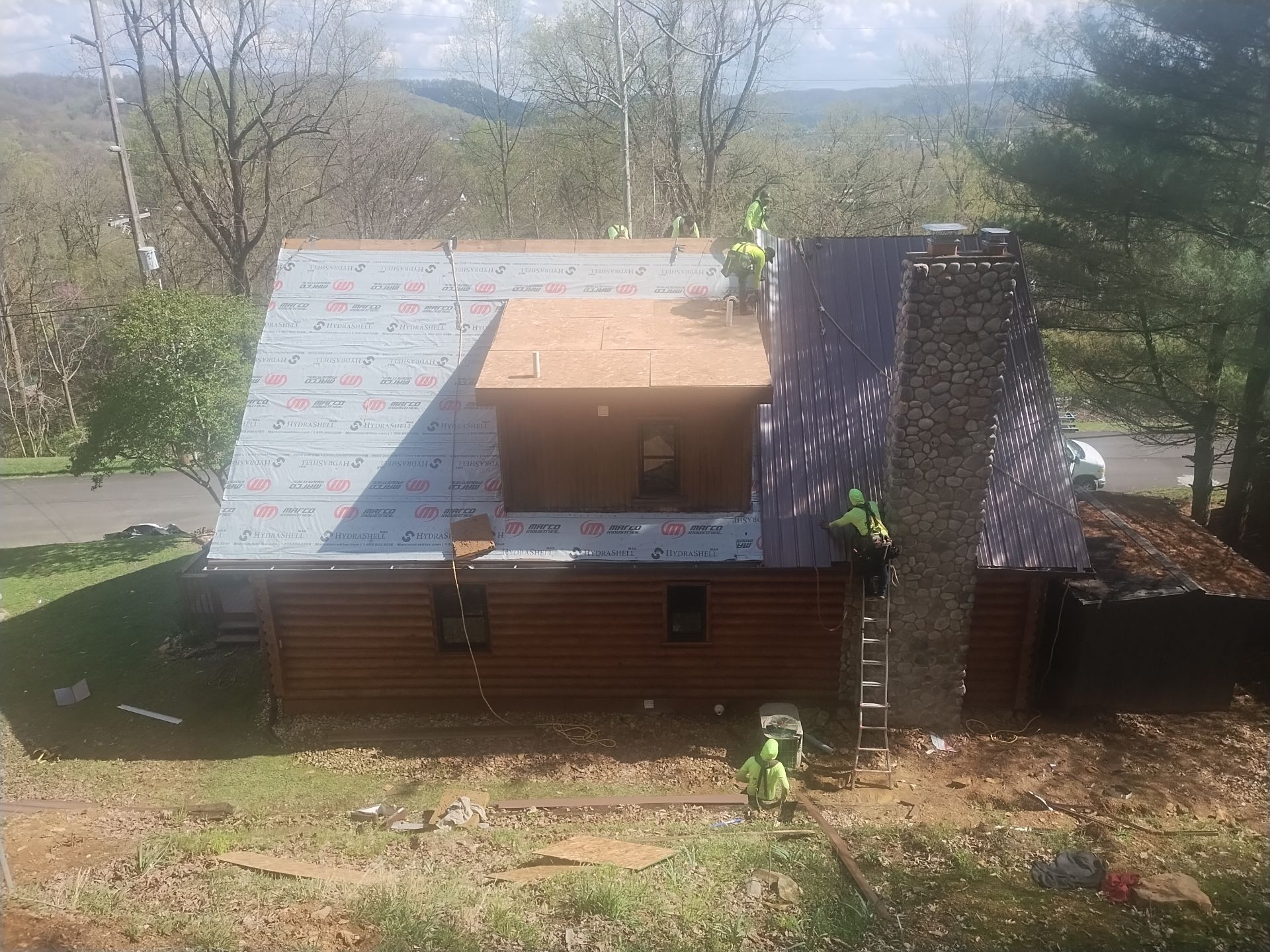 Residential Roofing Installation using Metal by Mr. Roofer