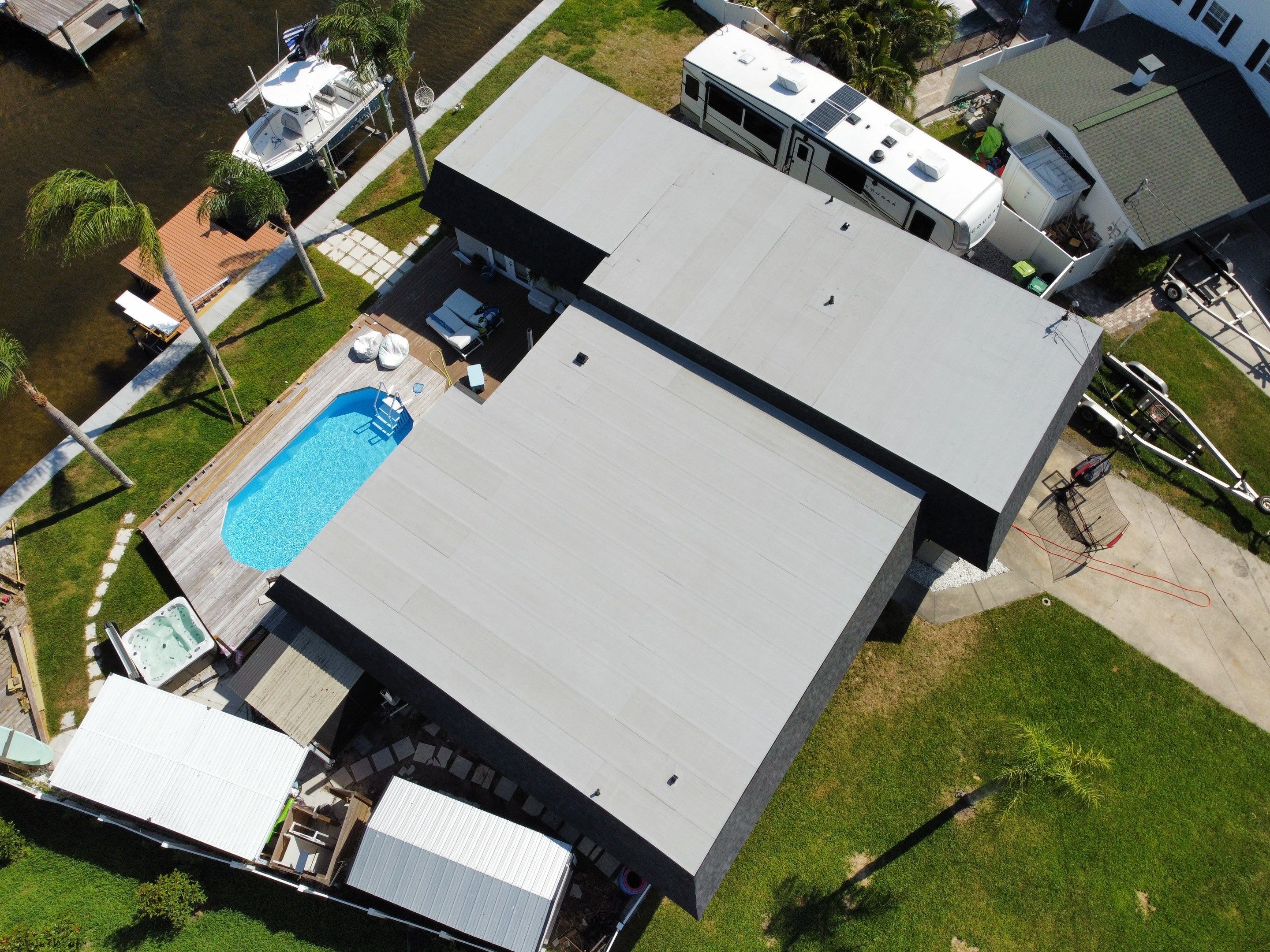 Roof Replacement in Palm Harbor, FL. by Steadfast Roofing