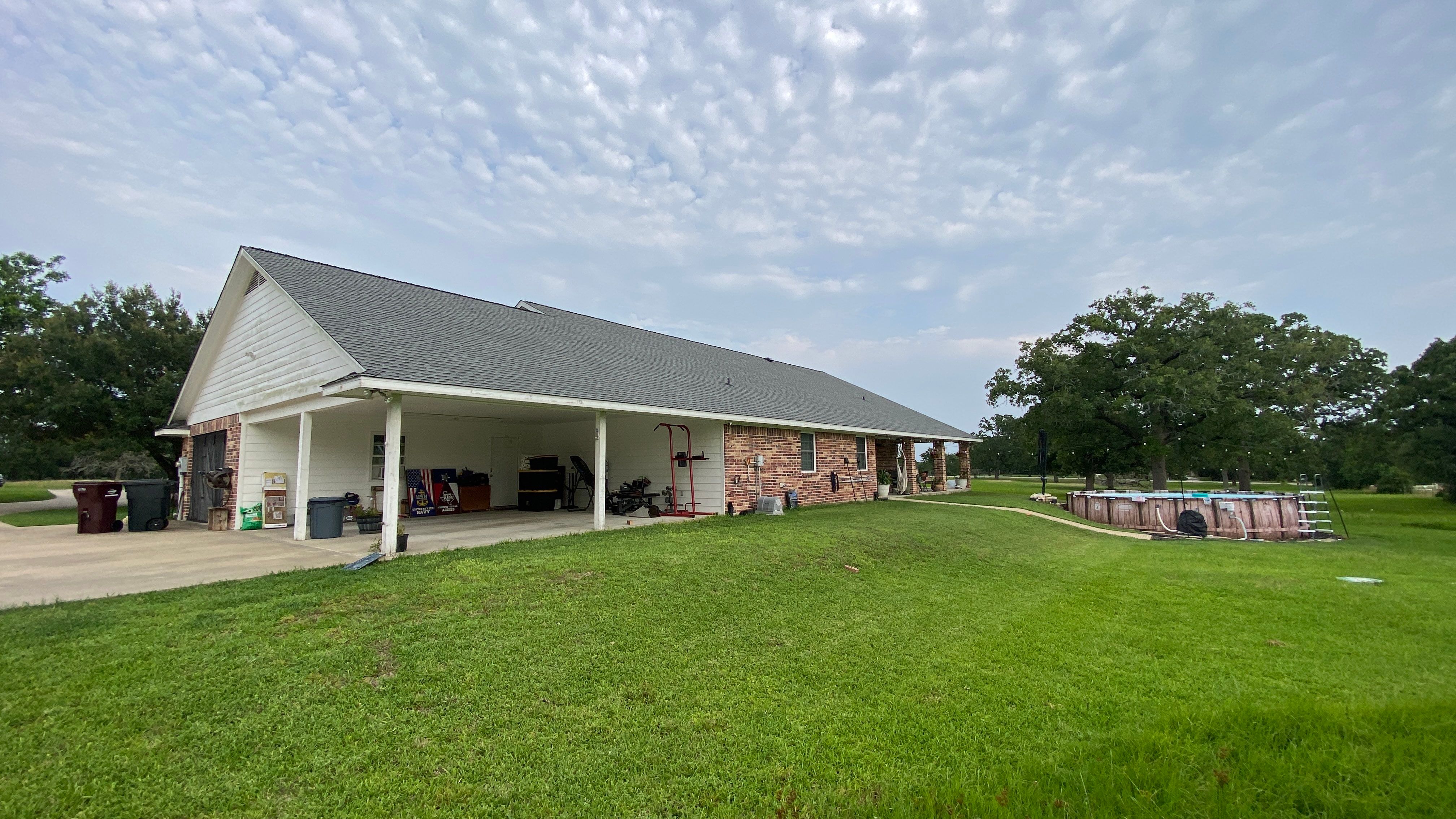 Residential Roof Replacement using GAF - HDZ - Slate by Action Exteriors Austin