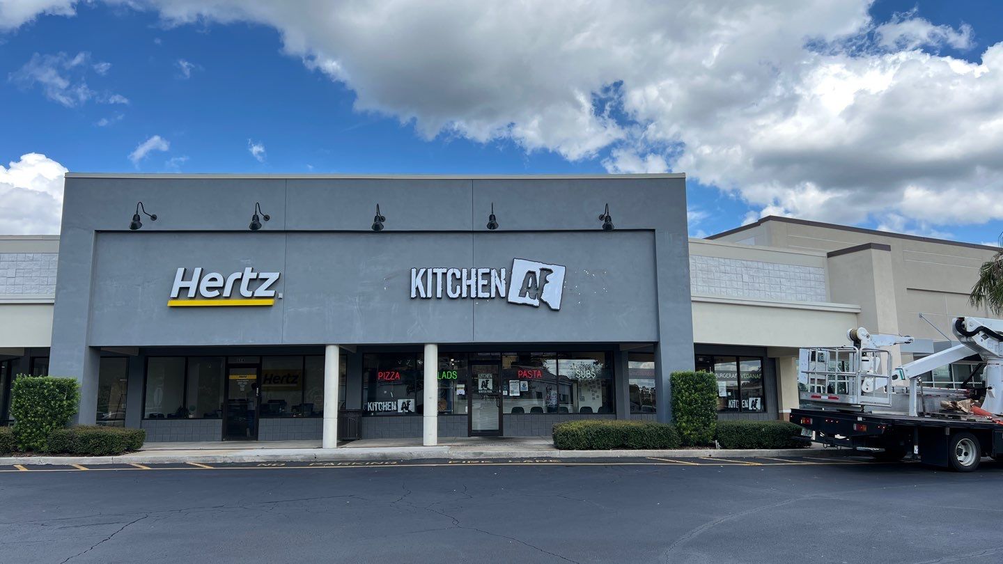 Flush Mounted Channel Letters for Kitchen AF by SignCrafters