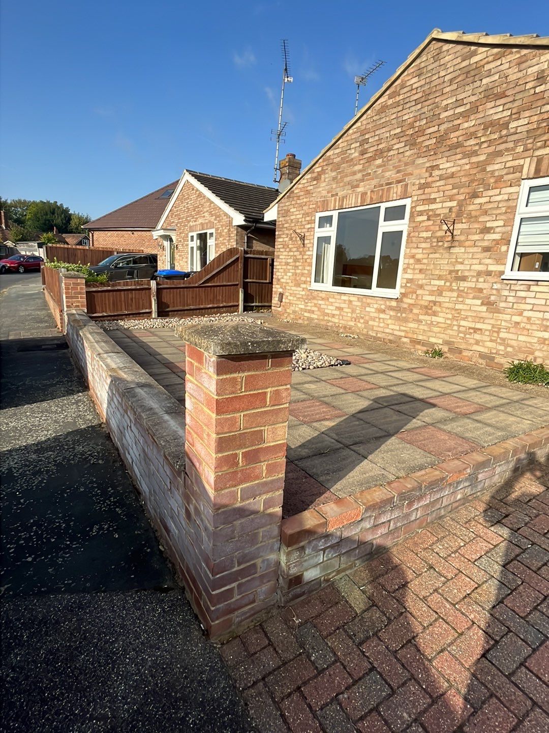 Driveway And Patio Clean using honda 21 ltr/min by Ges Exterior Cleaning ltd
