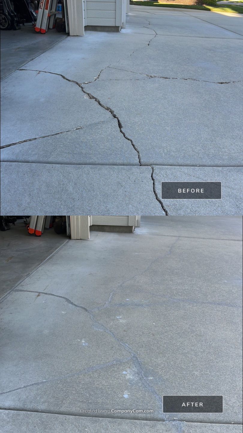 Major Splintering and Sinking Repair by Mr. Mudd Concrete