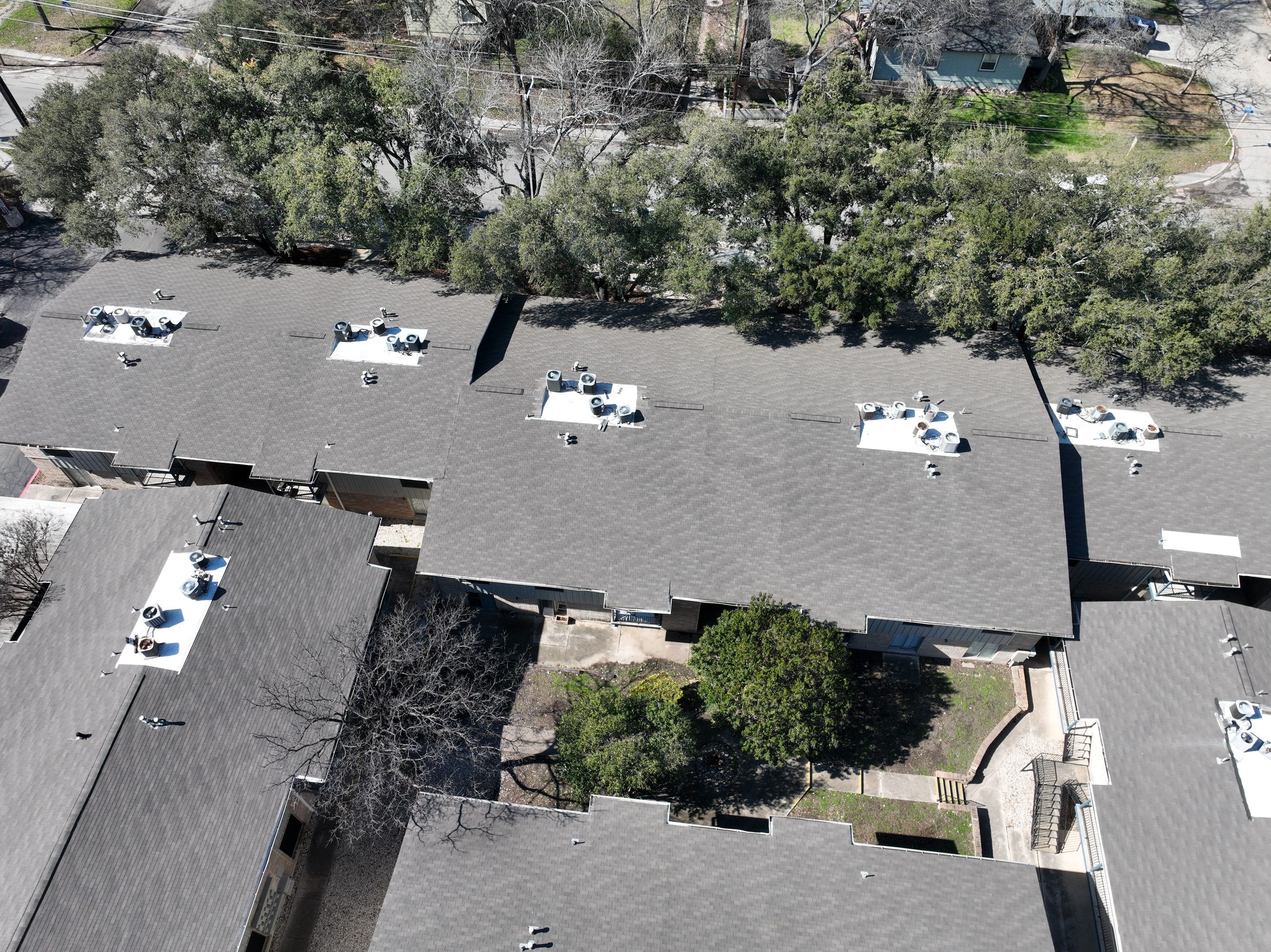 Commercial Roof Inspection using Drone Inspection by Premier Roofing and Contracting