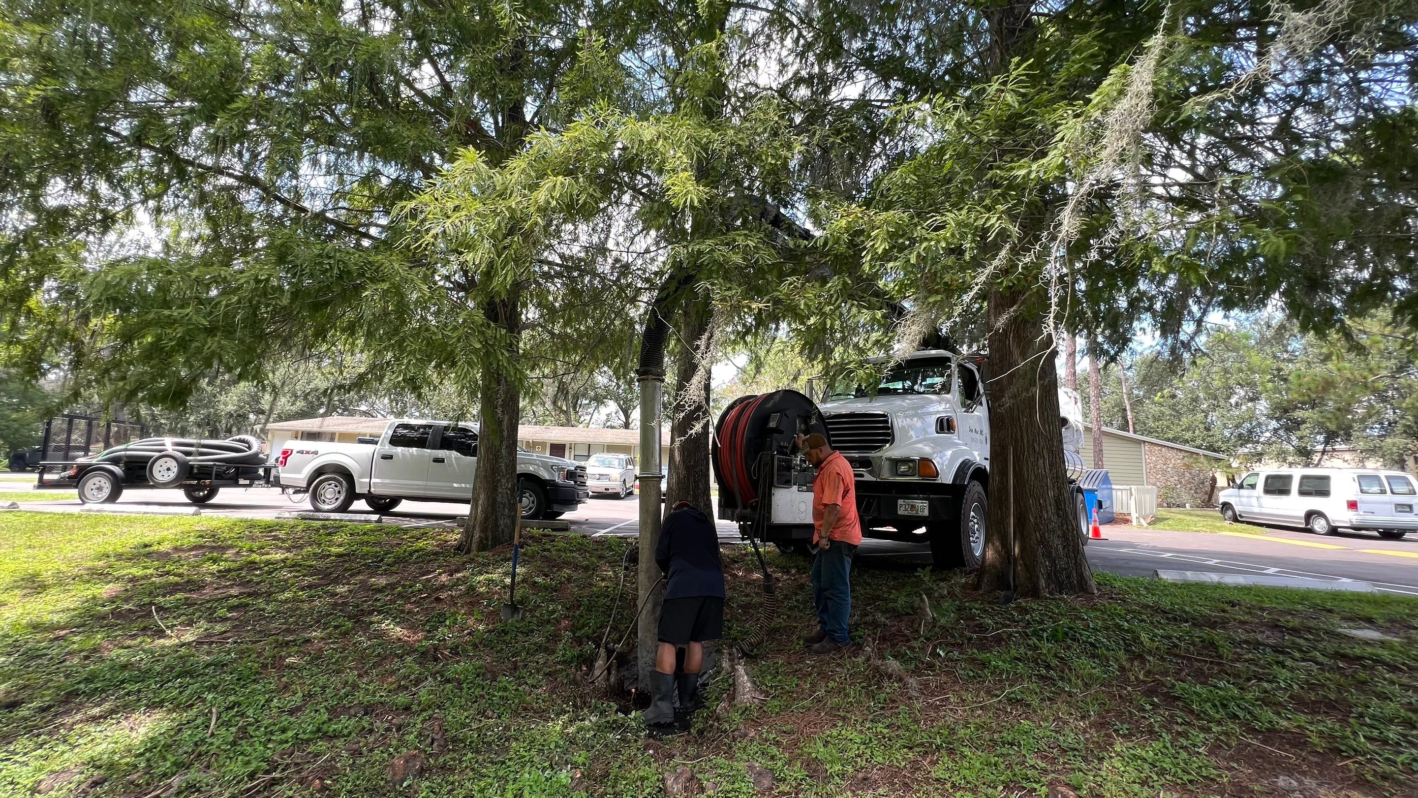 Apartment Complex Storm Water System Cleaning and Maintenance by APS Power & Water