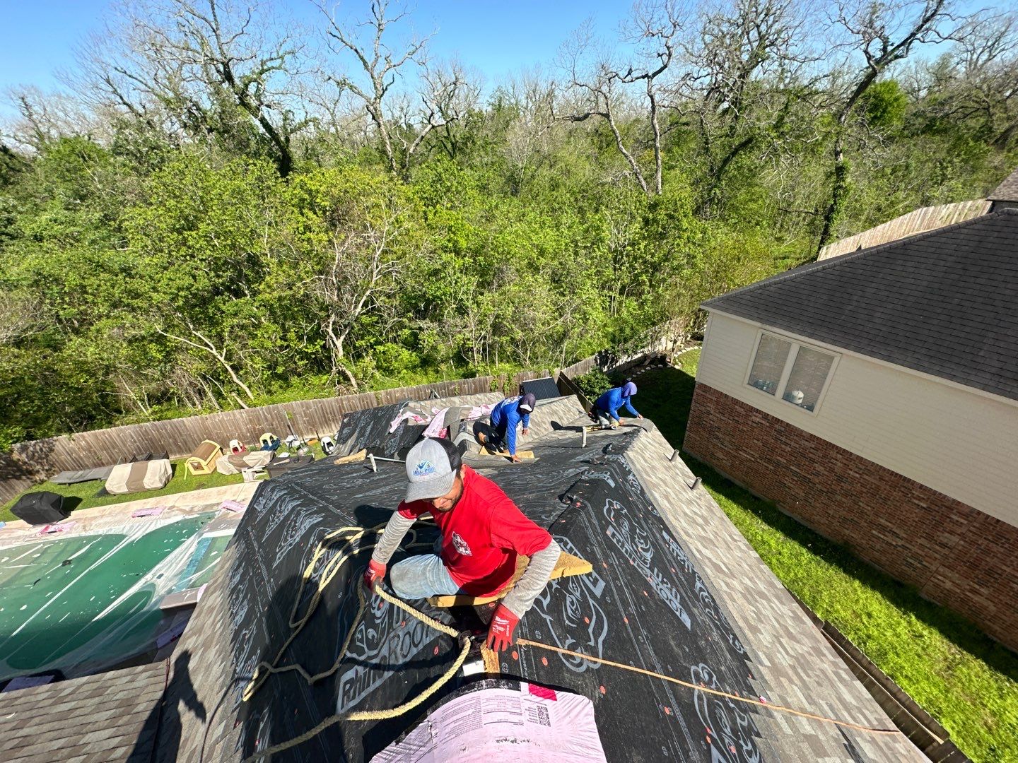 Residential Roofing Installation using Owen's Corning Duration (Lifetime) Shingles by Roof Repair Company