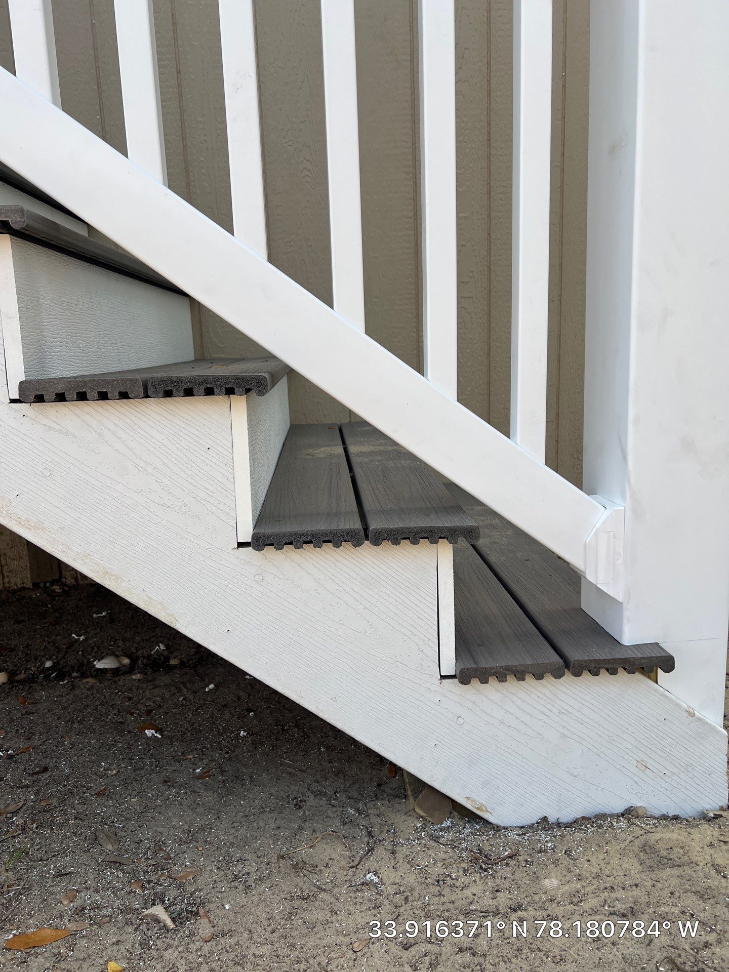 Framing Steps using Trex Enhance Grooved 1" X 12' Rocky Harbor by RGR Construction and Roofing, LLC