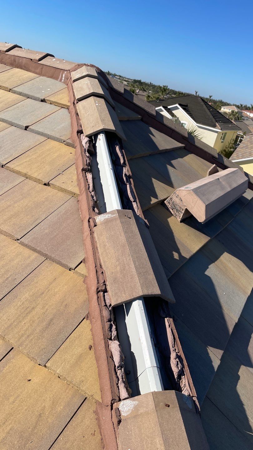Residential Roofing Repair using Concrete Tile by Four Peaks Roofing