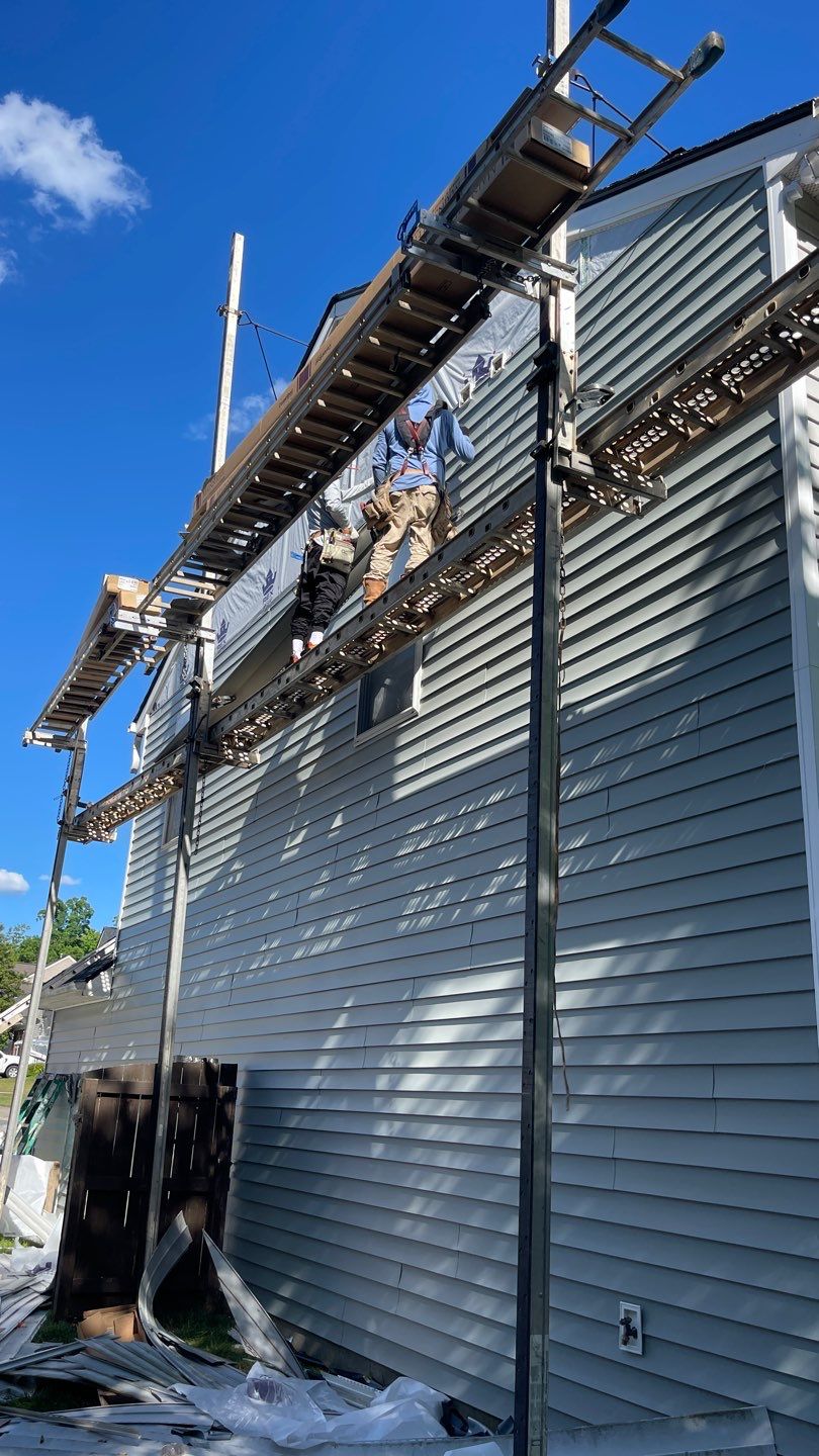 Roof, siding and gutter replacement by hail damage by Just Brilliant Restoration JBR