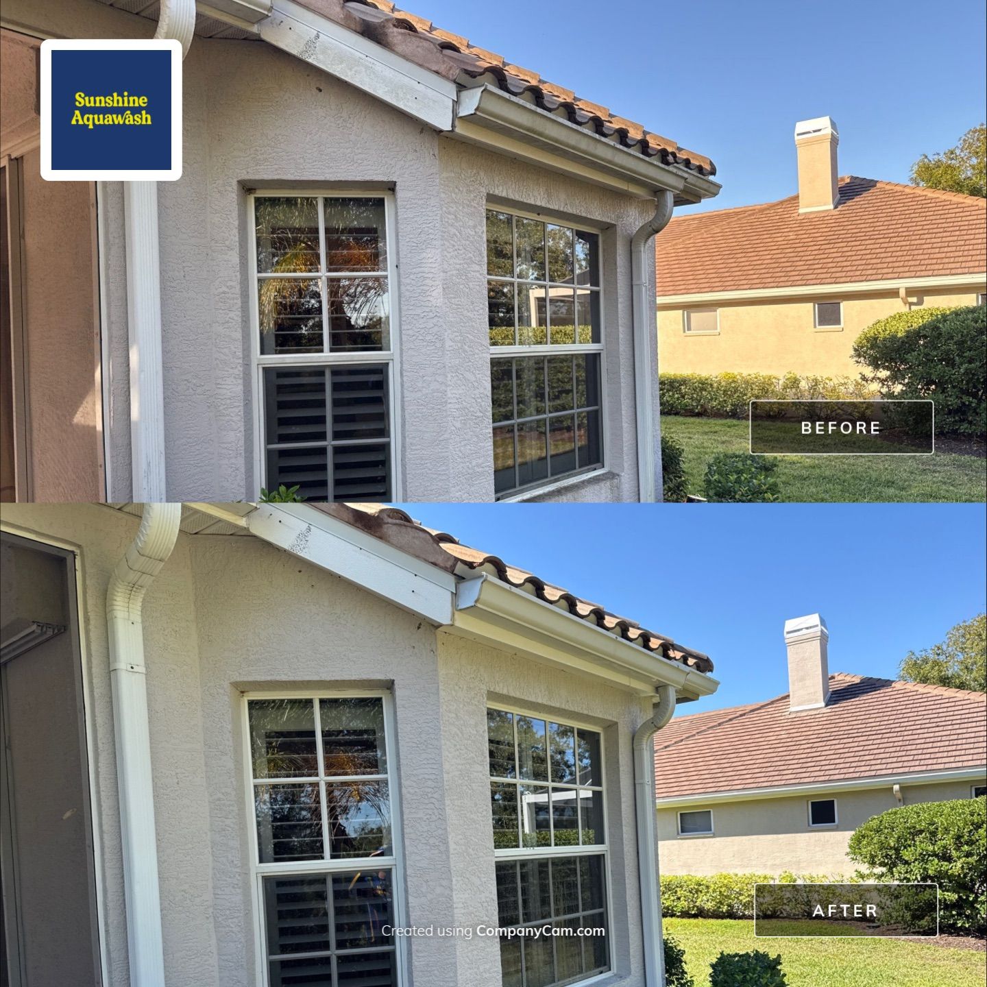 House Wash, Pool Deck & Screen Enclosure Cleaning | University Park, Sarasota FL by Sunshine AquaWash