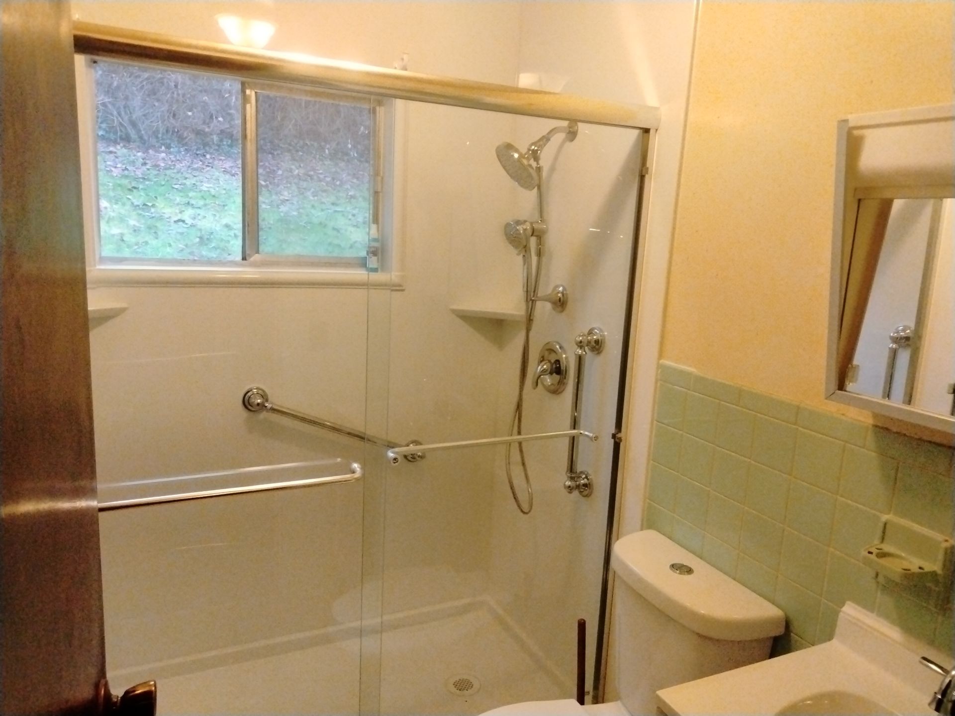 Tub to Shower Conversion using BCI Acrylic Shower System by Secure Construction Company Inc
