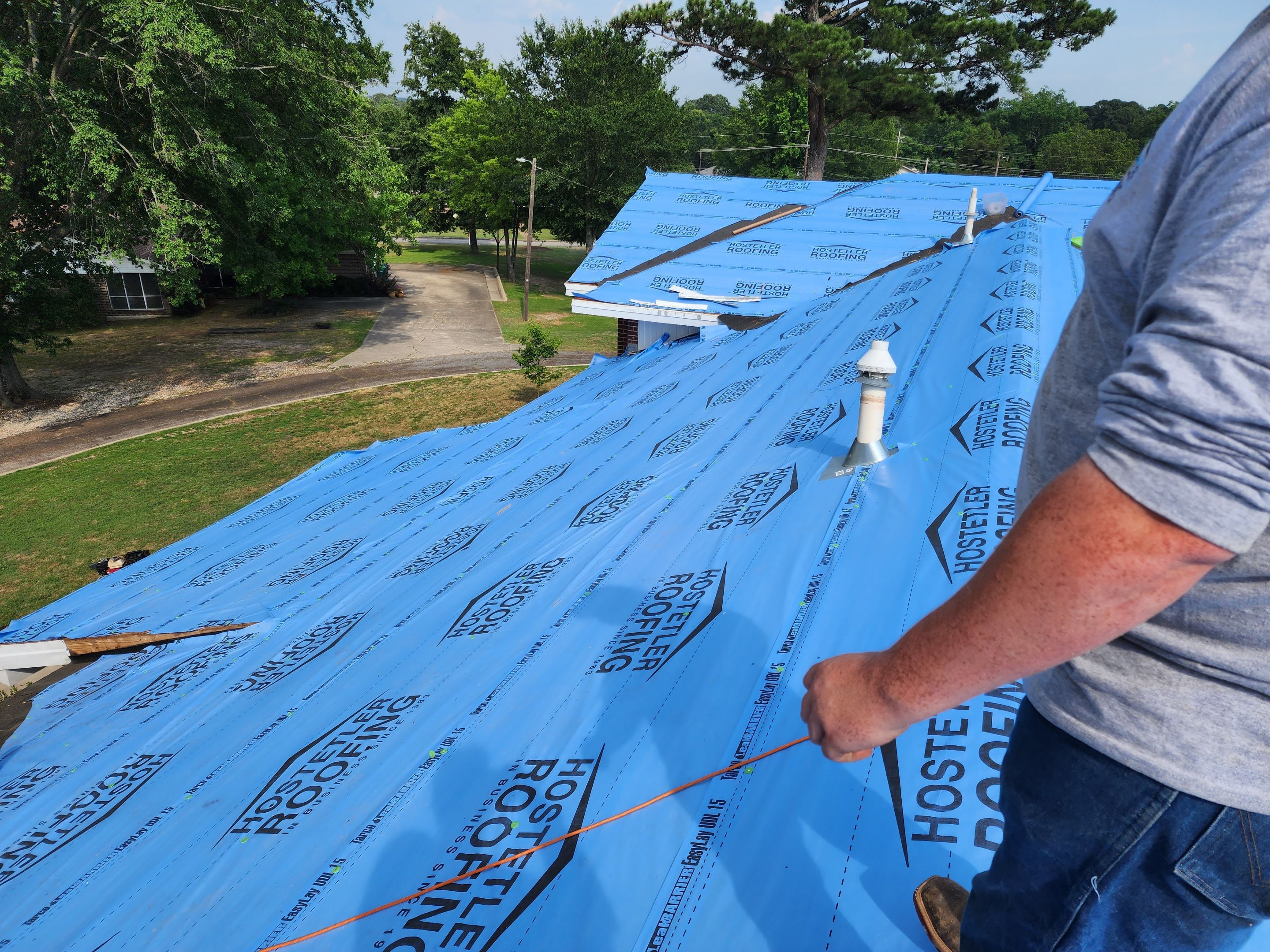 Residential Shingle Reroof using Malarkey Vista by Hostetler Roofing