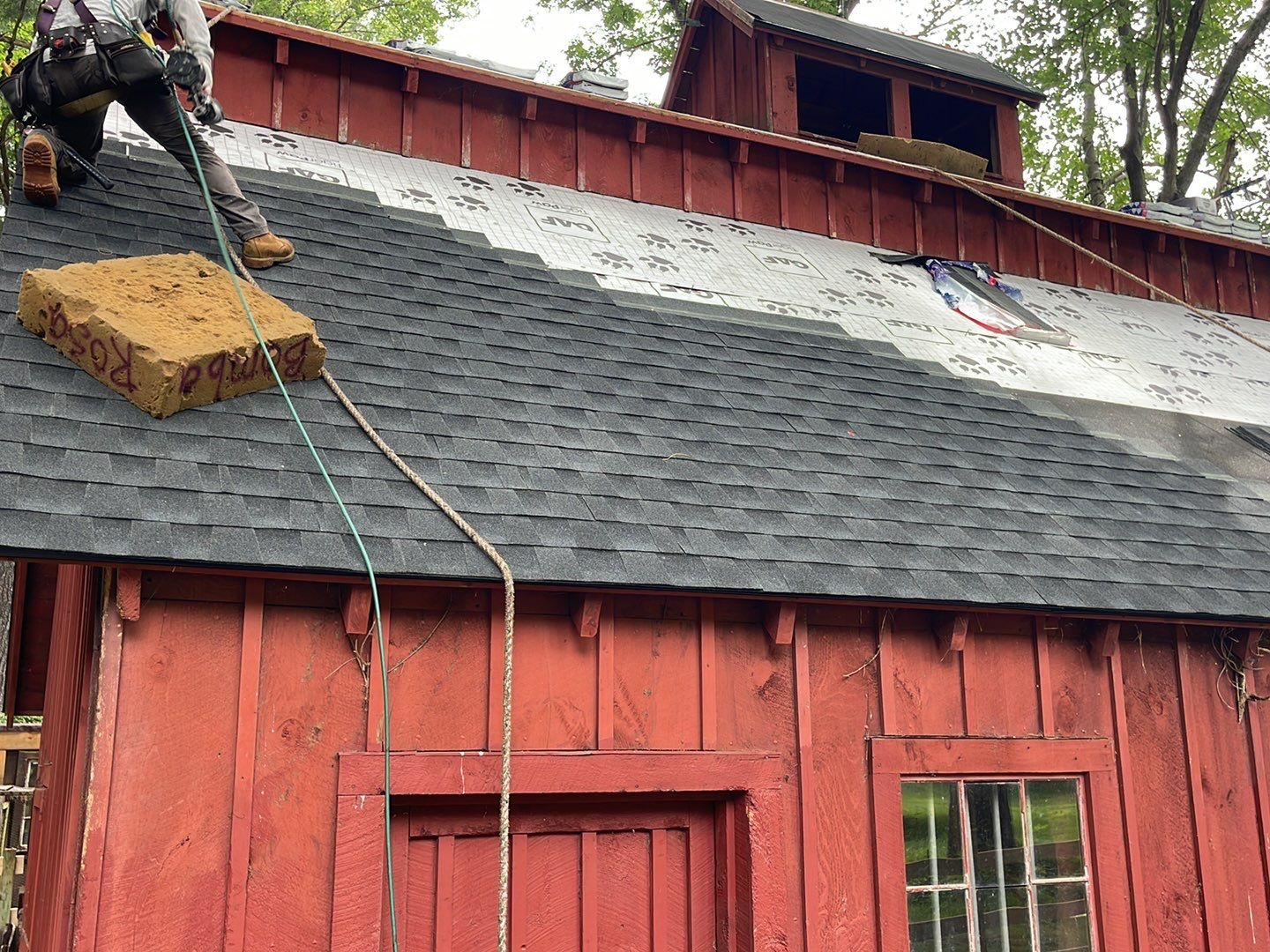Residential Roofing Installation using GAF Timberline HDZ by Sensible Home Solutions