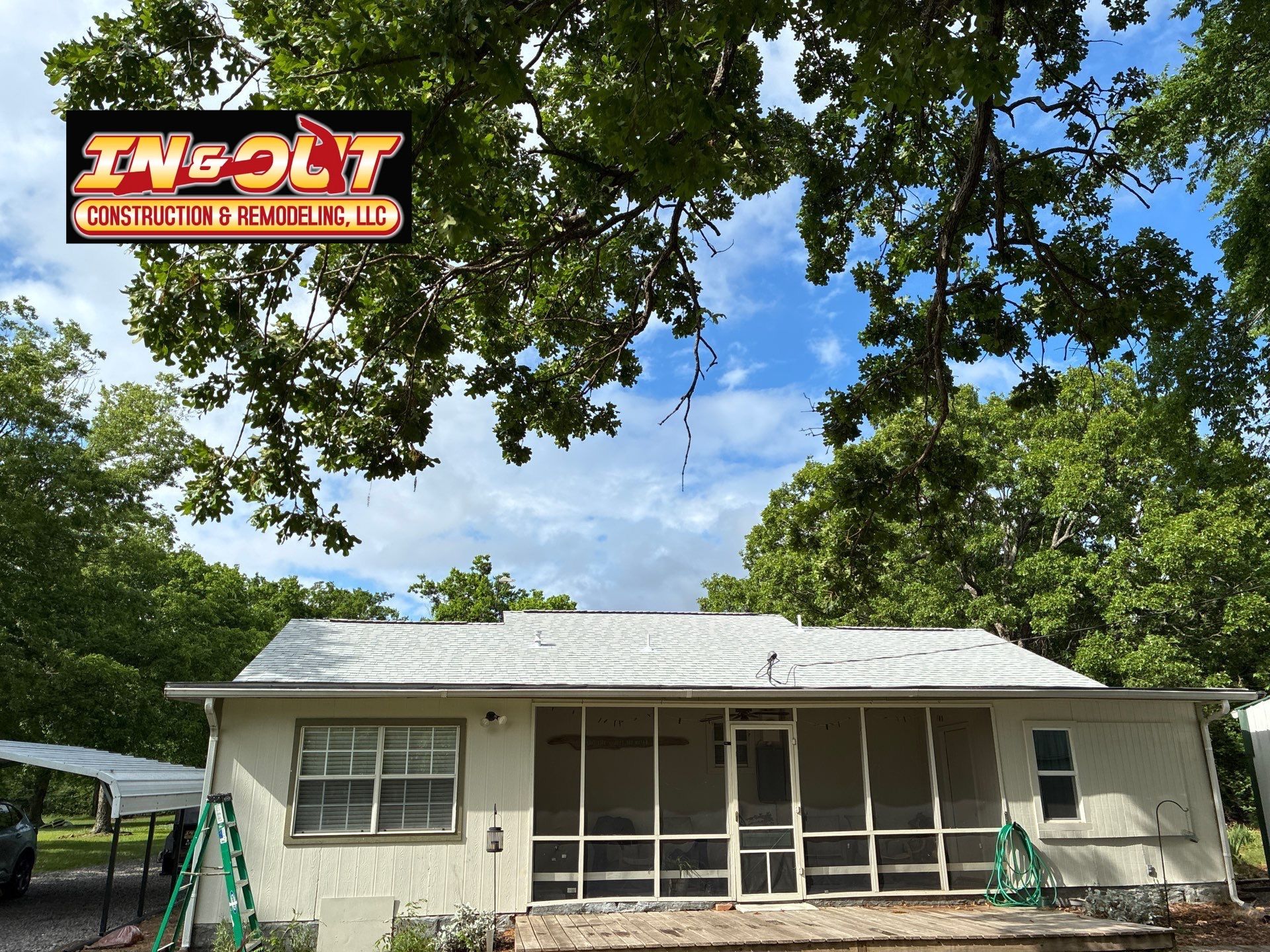 Shasta White TruDef Owens Corning Shingles by In & Out Construction & Remodeling, LLC