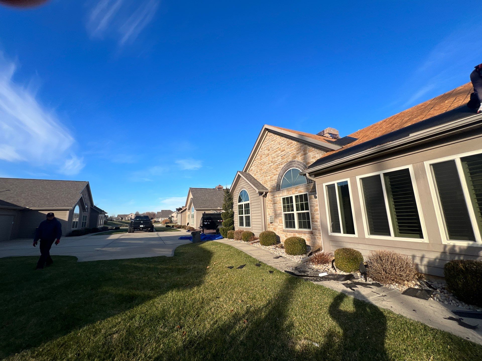 Installation of New Roof by H&F Exteriors