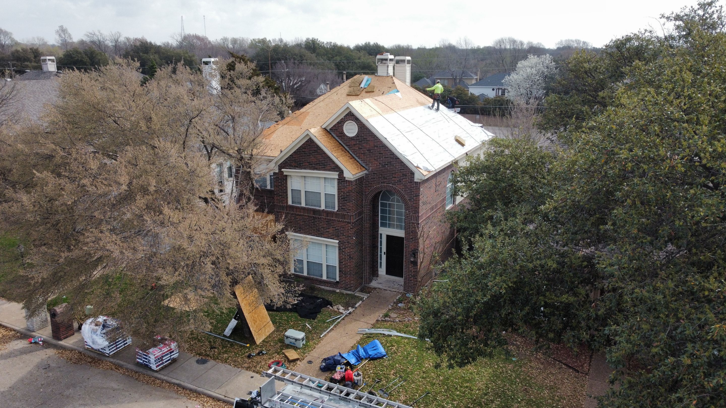 Project in Dallas by Zeus Exteriors