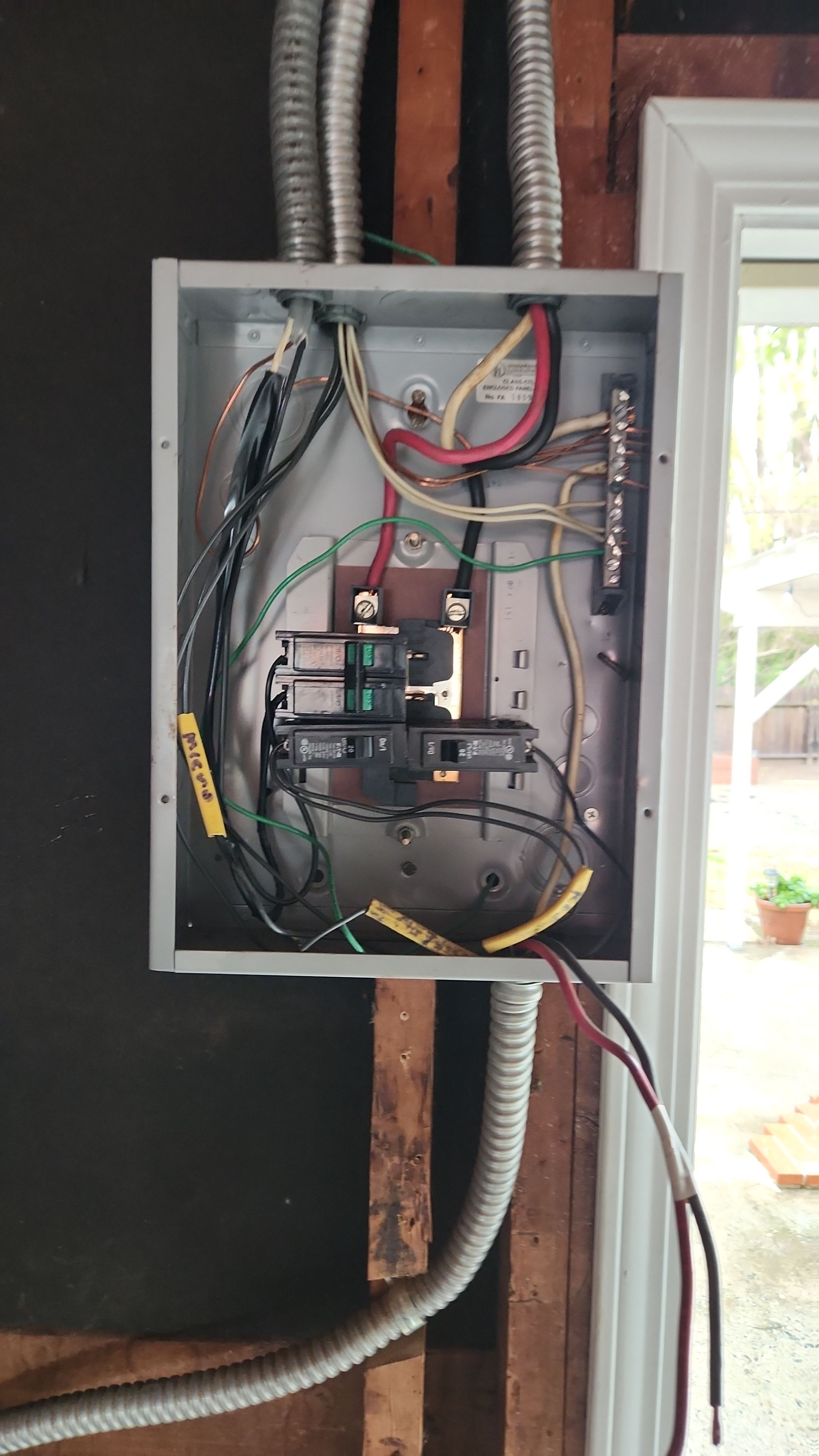 sub panel replacement by Peach Electric Inc