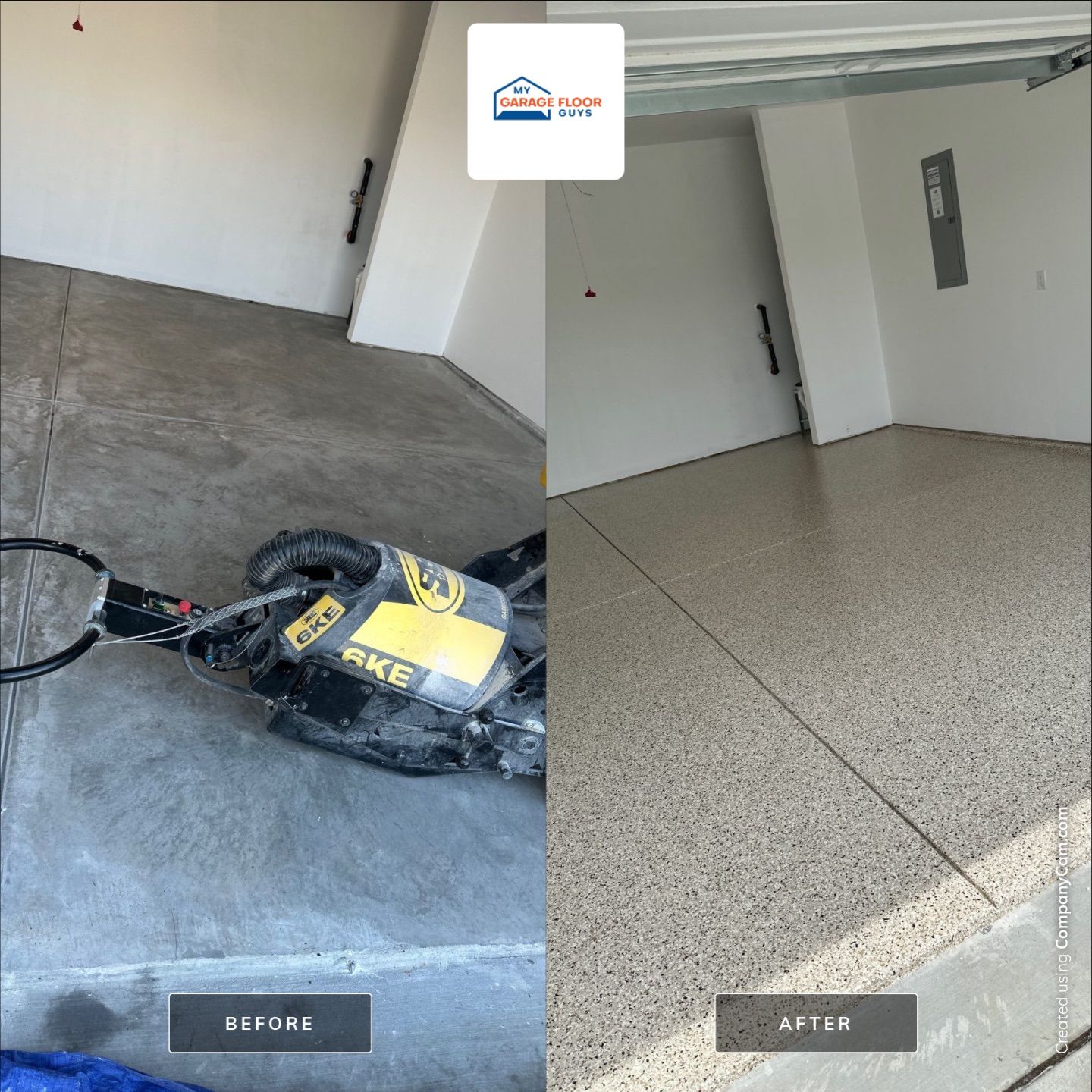 Garage Floor Coating using Shoreline by My Garage Floor Guys