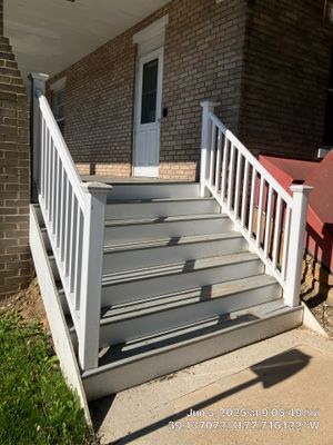 Purcellville Porch Restoration with Deck Repair and Custom Painting