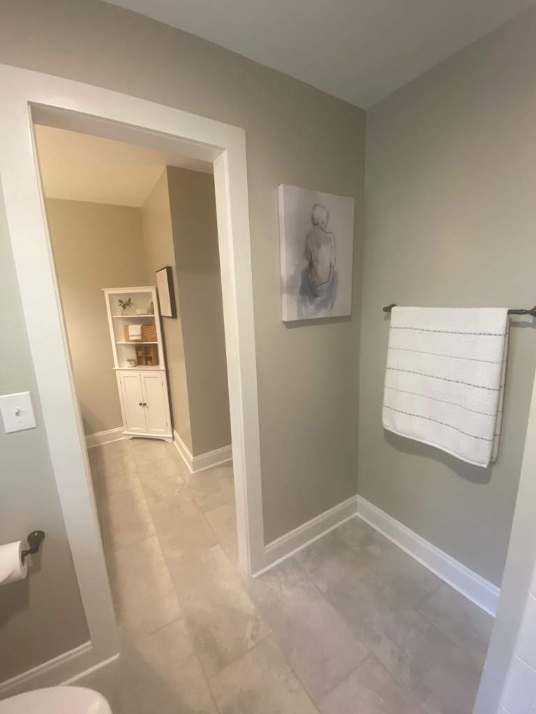 Russet Master Bath by Pillar and Pine