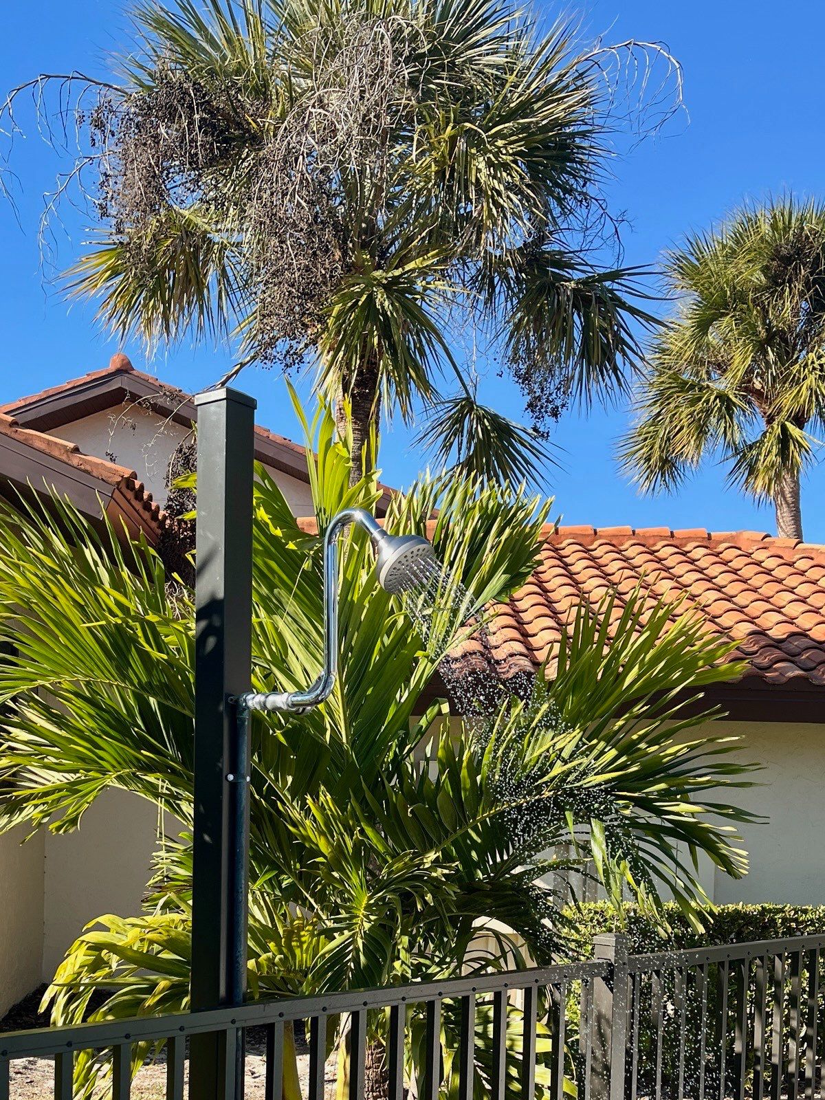 Bronze Commercial Aluminum Pool Fence for Sorrento Place Condos by True Fence LLC