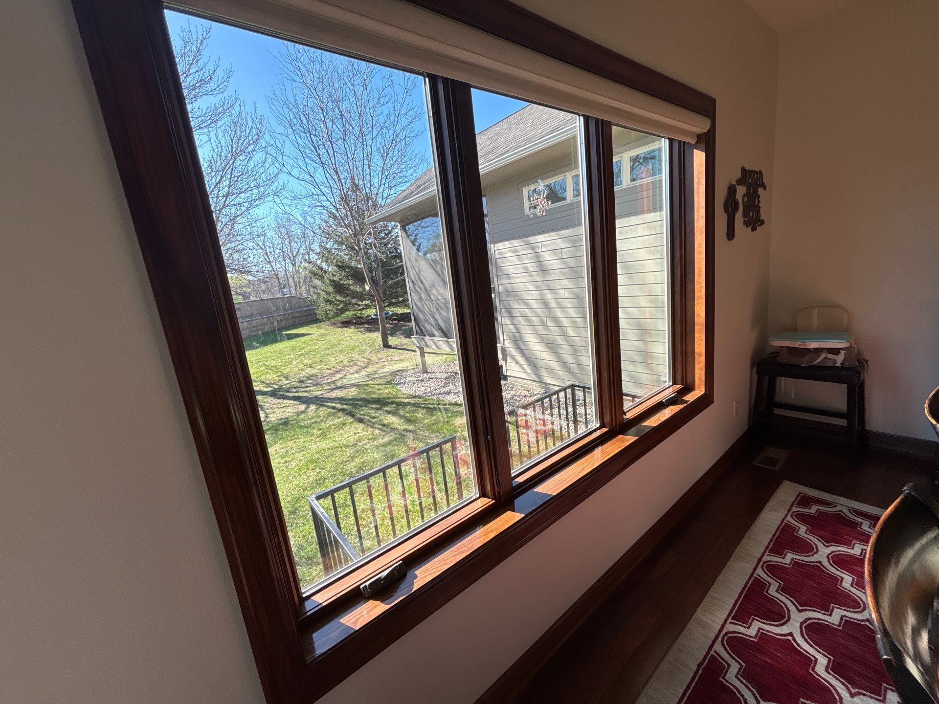 Interior Wood Window Trim and Door Frame Finishing in Sioux Falls by Select Painting, Coatings & Garage Cabinets