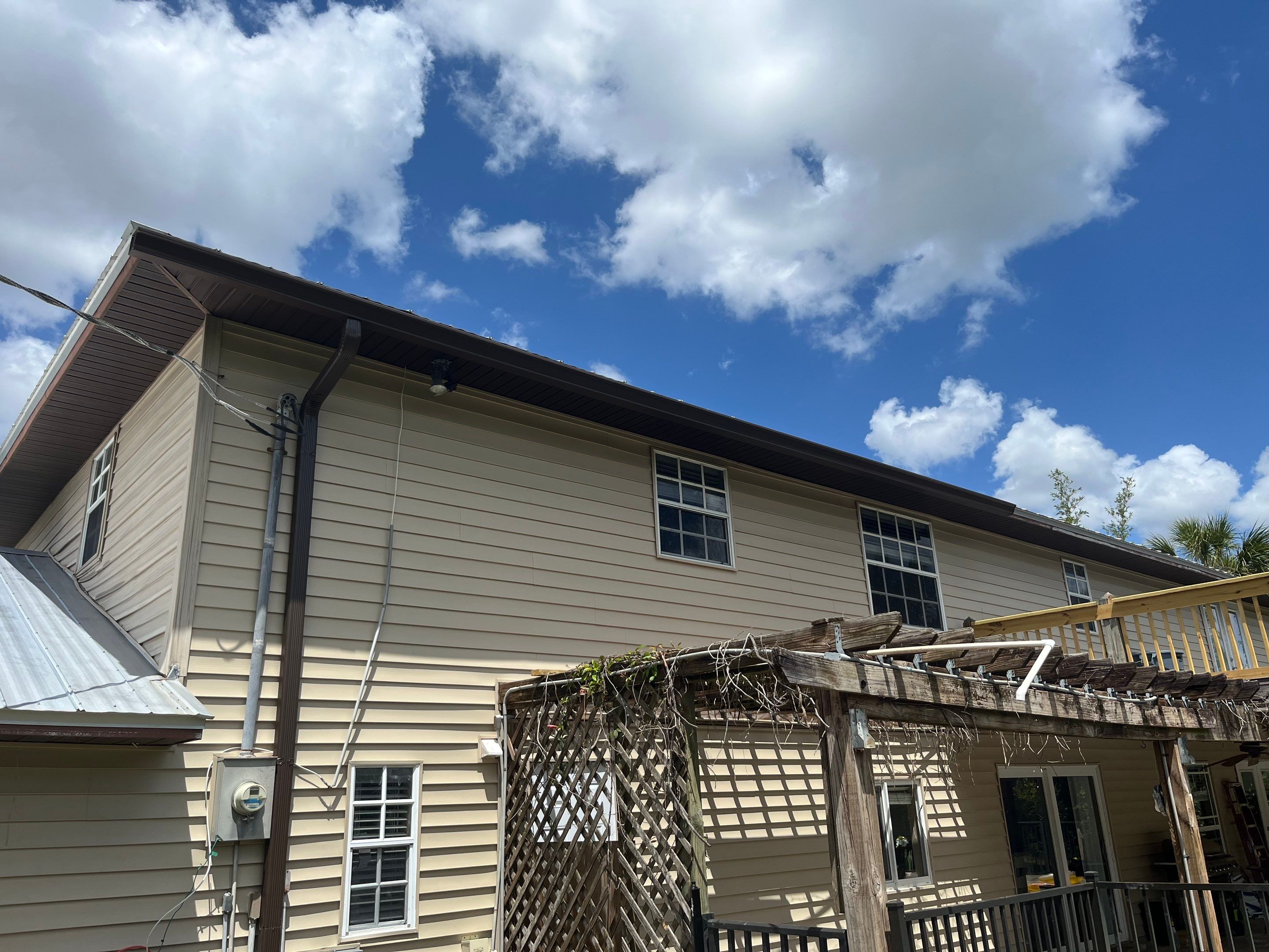 Bronze Soffit Upgrade in Fort Myers, FL by Gutter Professors
