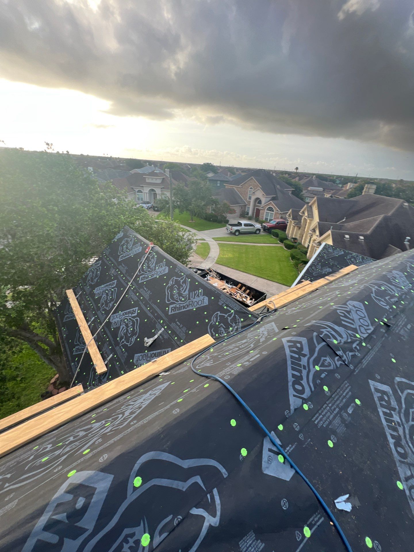 Steep and High...Let's get It! by Bayfront Roofing and Construction