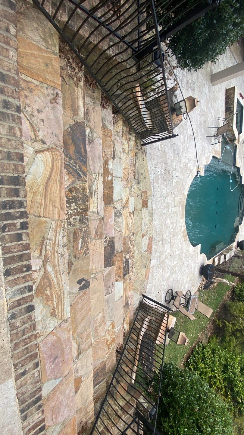 travertine  using Concrete Sealant by DuraSeal