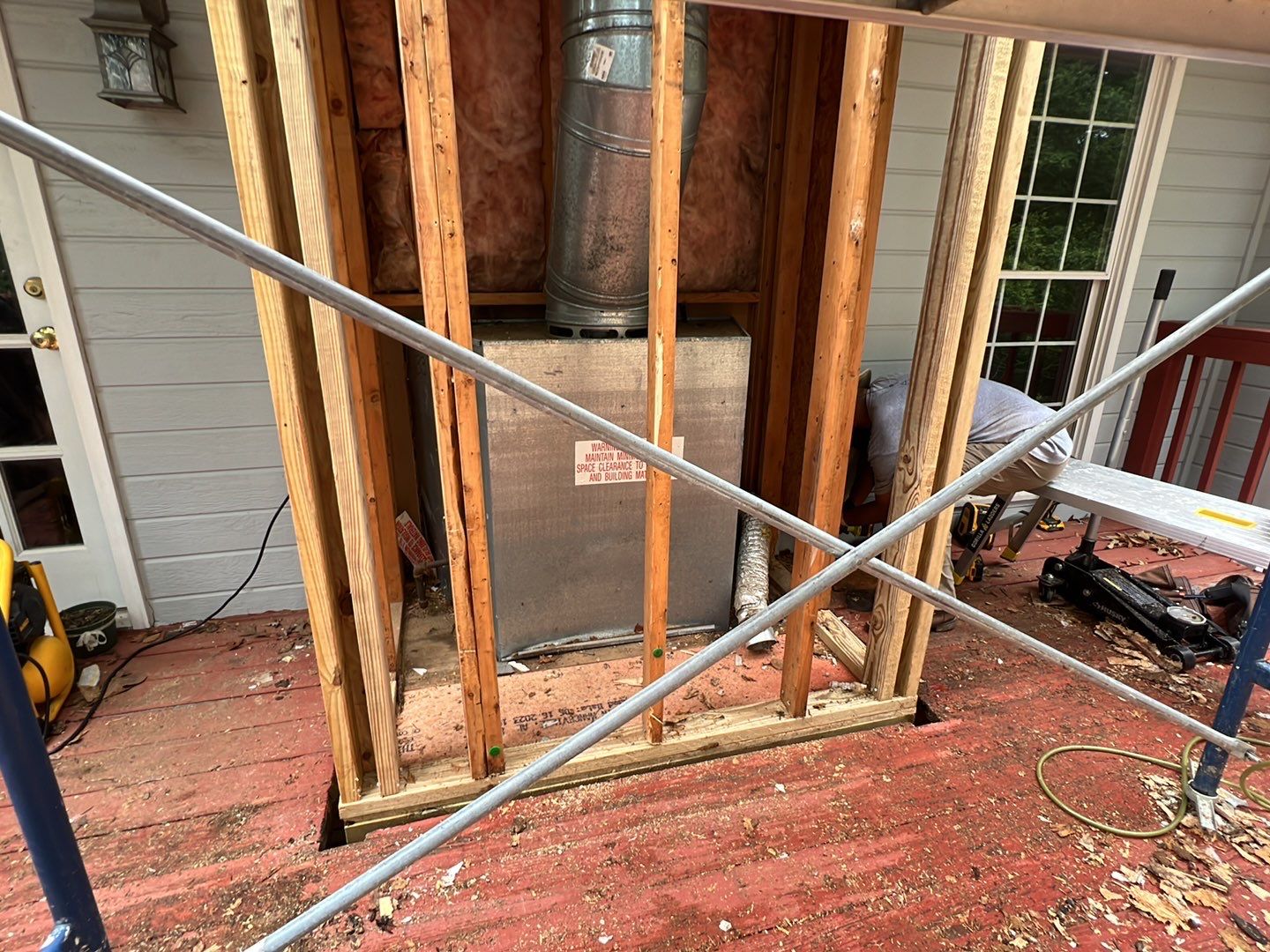 South Trace Lane - Deck Installation and Chimney Repair by Pillar and Pine