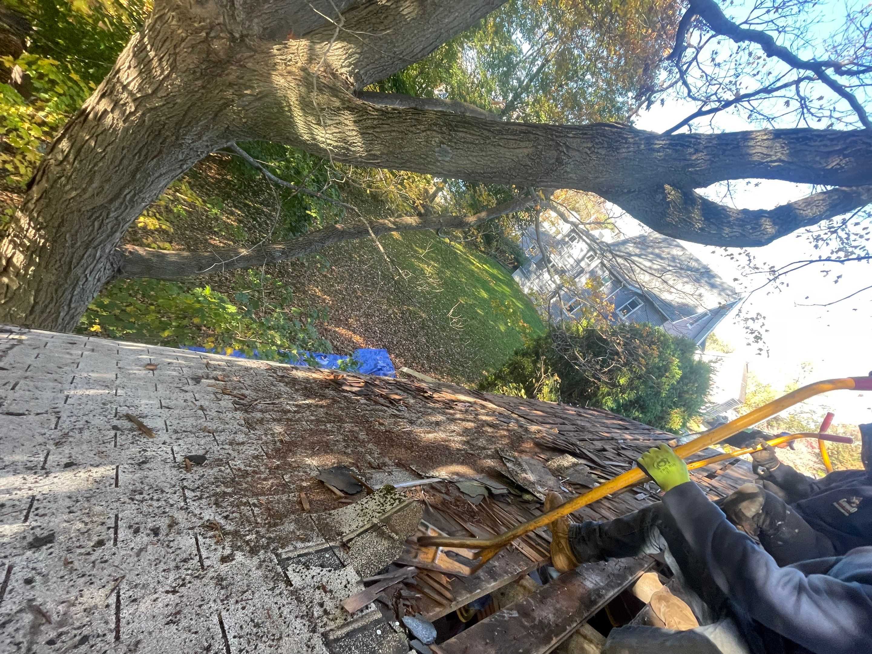 Residential Roofing Installation using Owens Corning TruDefinition Sierra Gray by A Plus Exterior