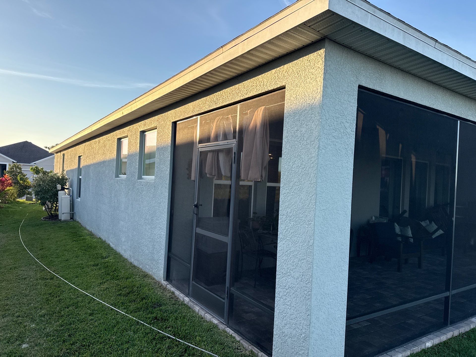 One-Story House Wash & Driveway Cleaning in Trevesta – Palmetto, FL by Sunshine AquaWash