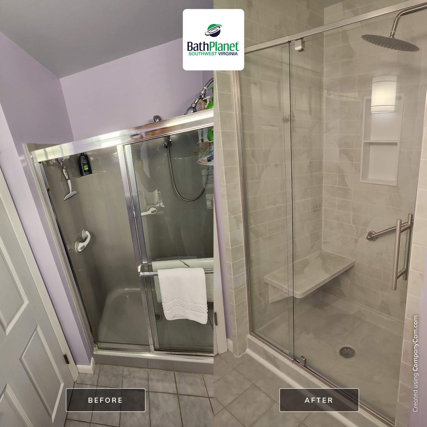 Shower Upgrade by BathPlanet SW Virginia