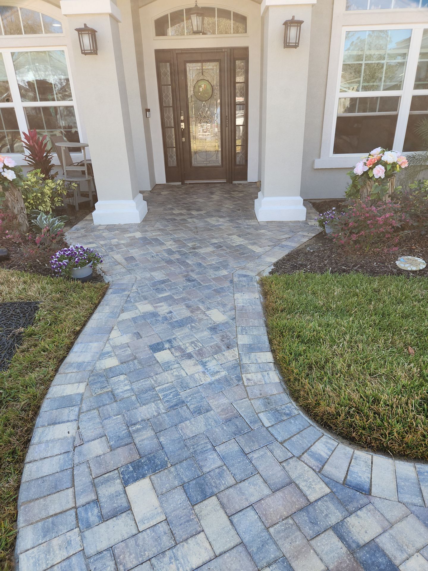 Pavers using Concrete Sealant by DuraSeal