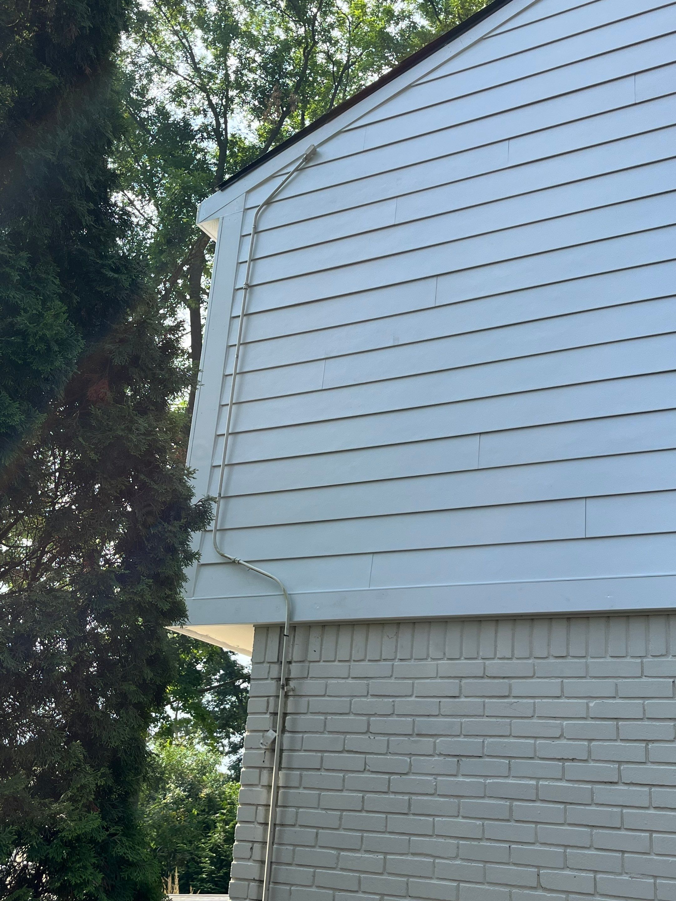 Siding Replacement using Hardie Plank S8 1/4"  Arctic White by 180 Contractors